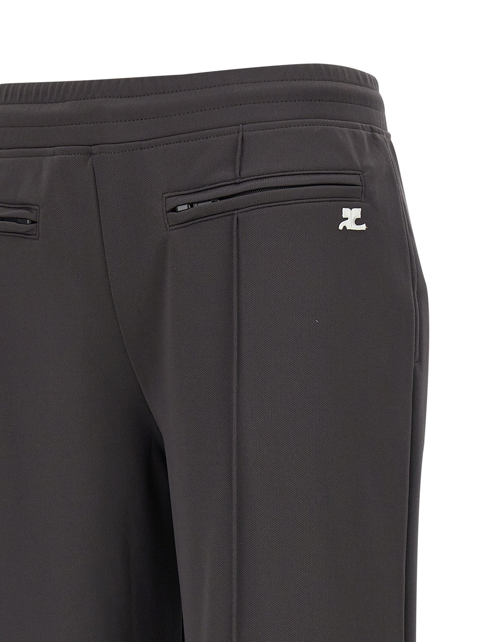 Courrèges Gray Polyester Joggers (Workout Women's Pants)