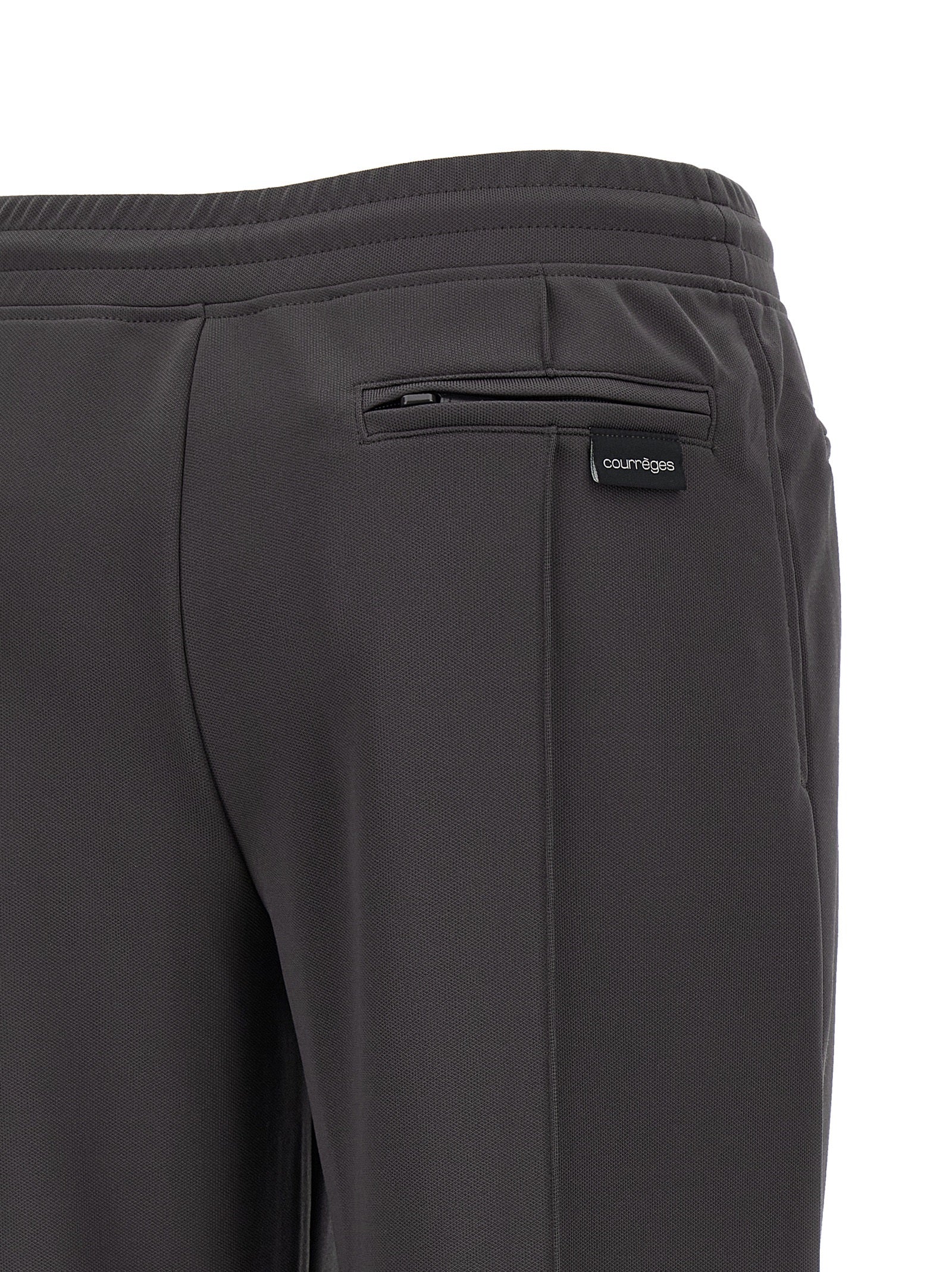 Courrèges Gray Polyester Joggers (Workout Women's Pants)