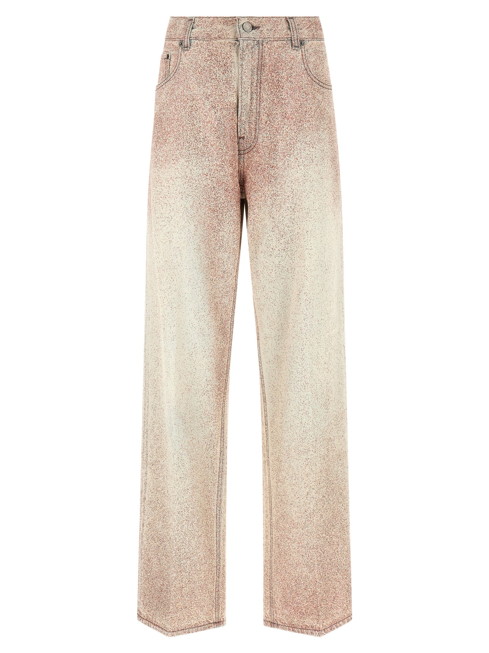 Haikure Gray Cotton Straight-Leg Women's Jeans