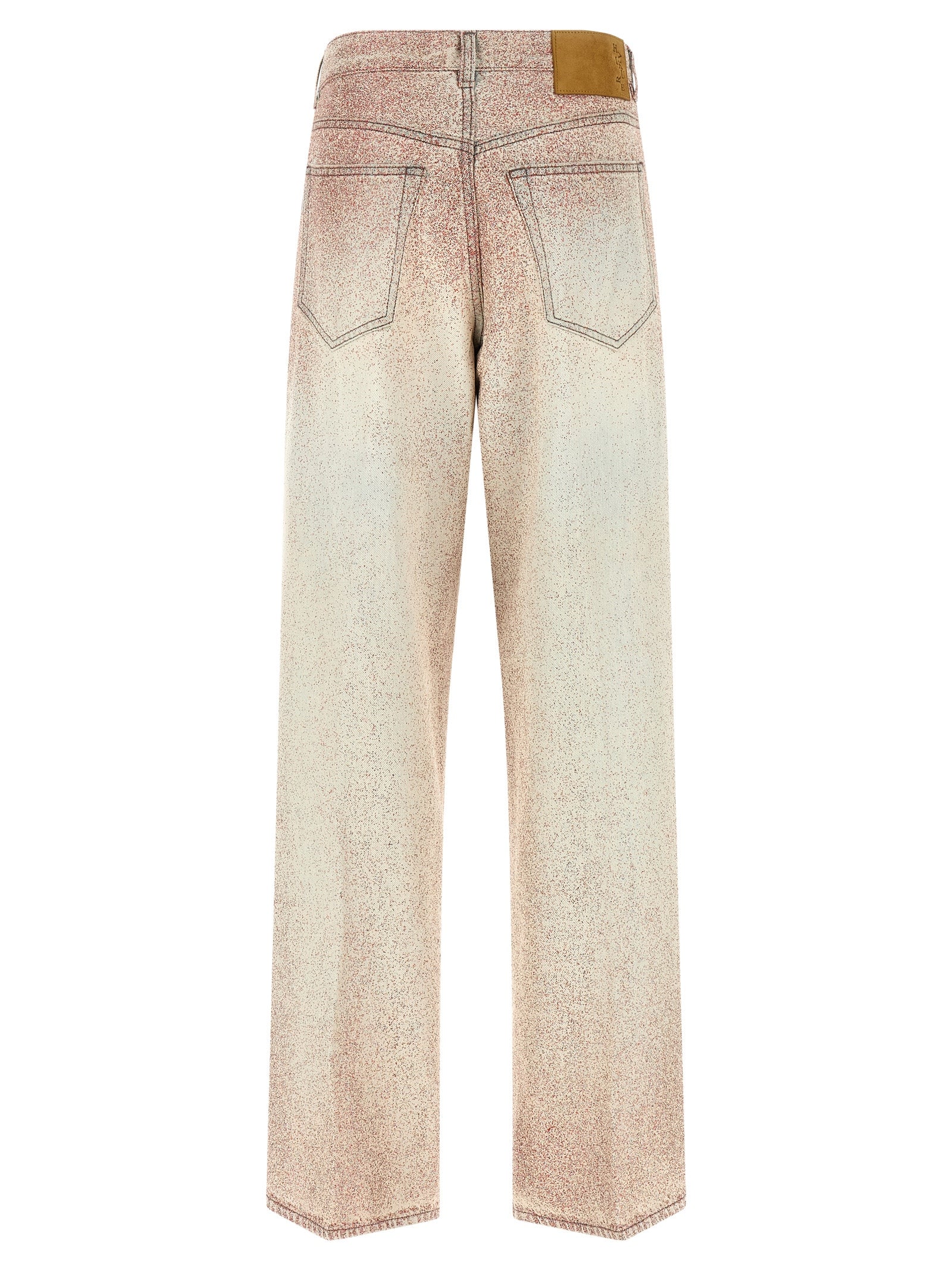 Haikure Gray Cotton Straight-Leg Women's Jeans
