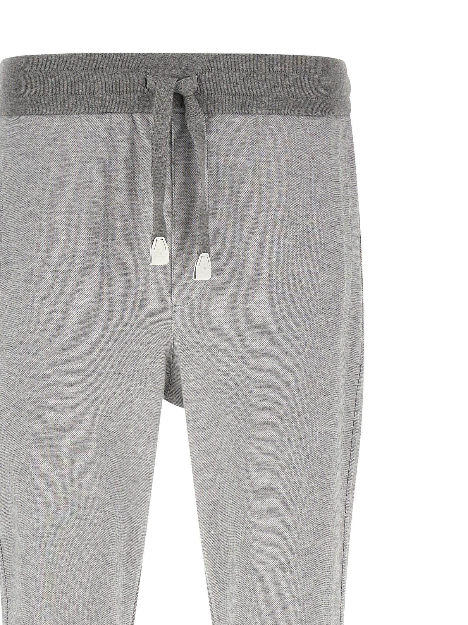 Brioni Gray Cotton Joggers (Workout Men's Pants)