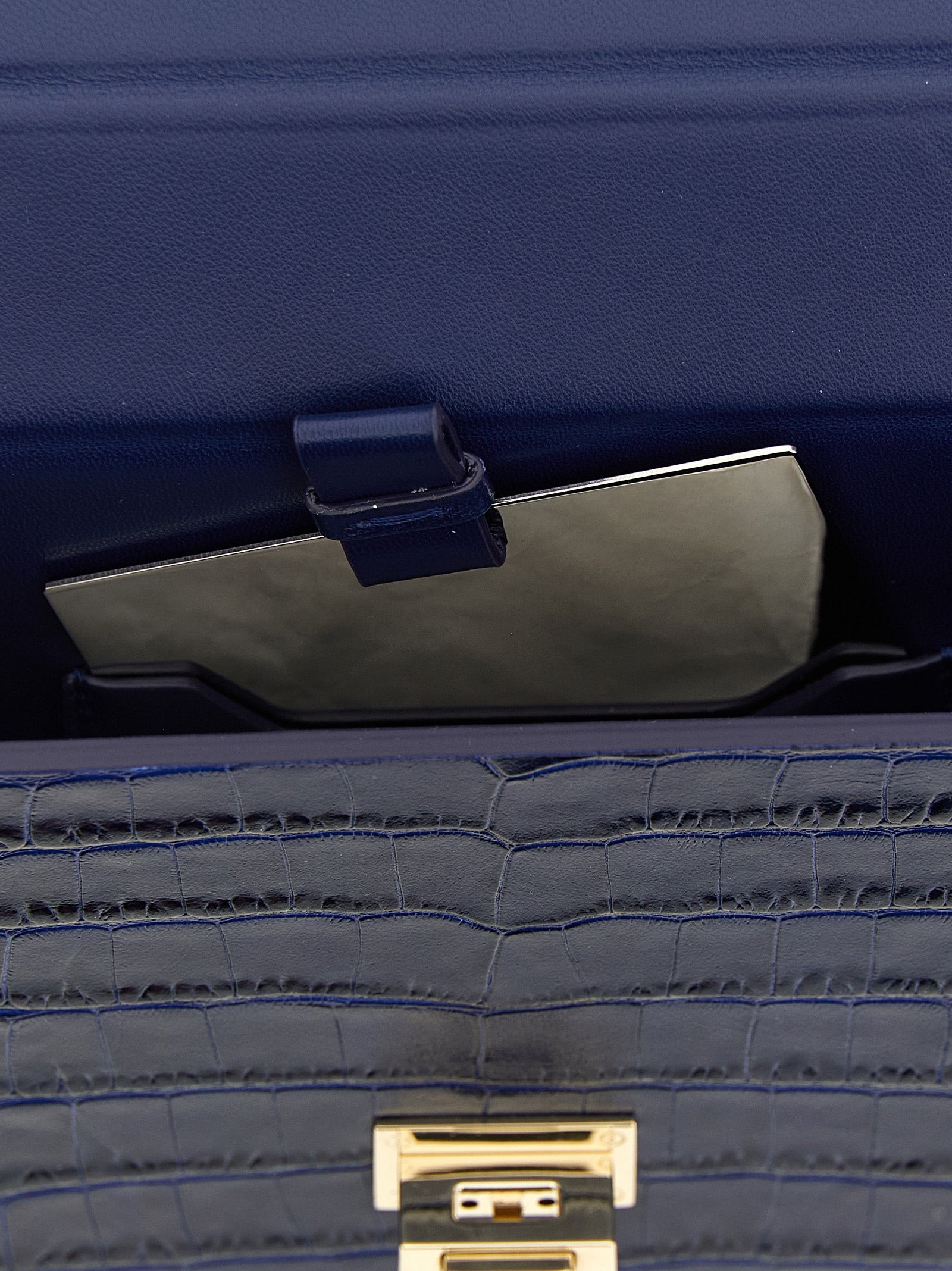 Tom Ford Blue Calfskin Clutch Women's Bag