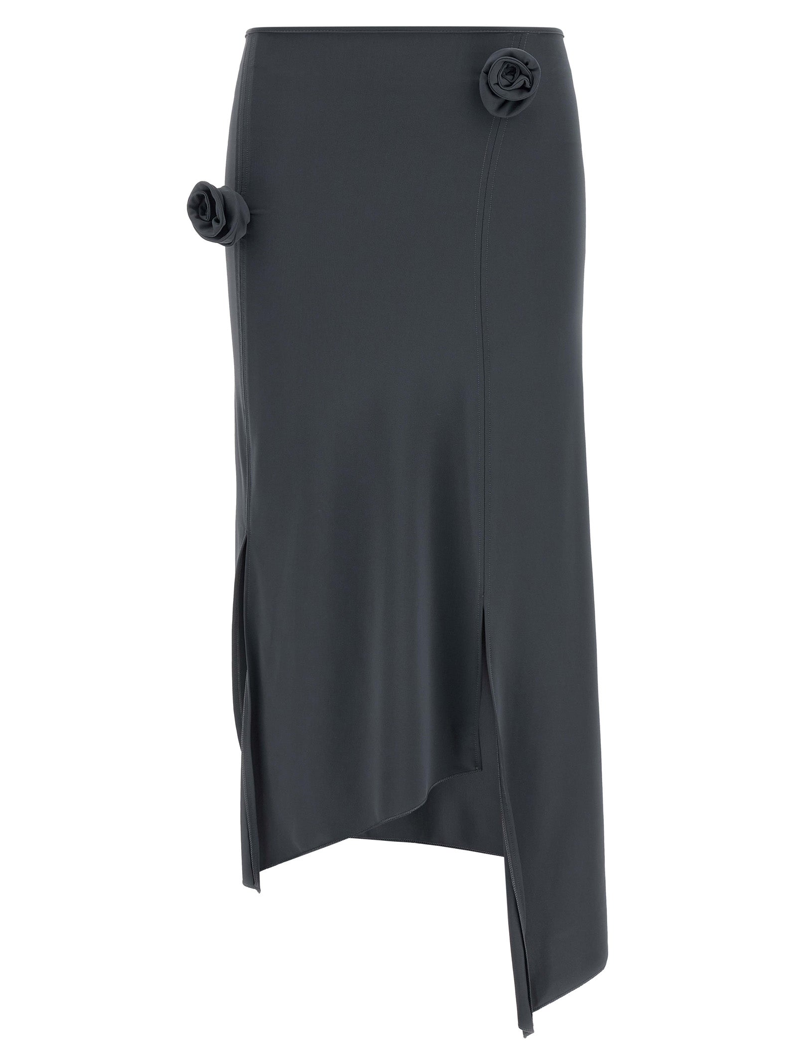 Coperni Gray Polyamide Midi Women's Skirt