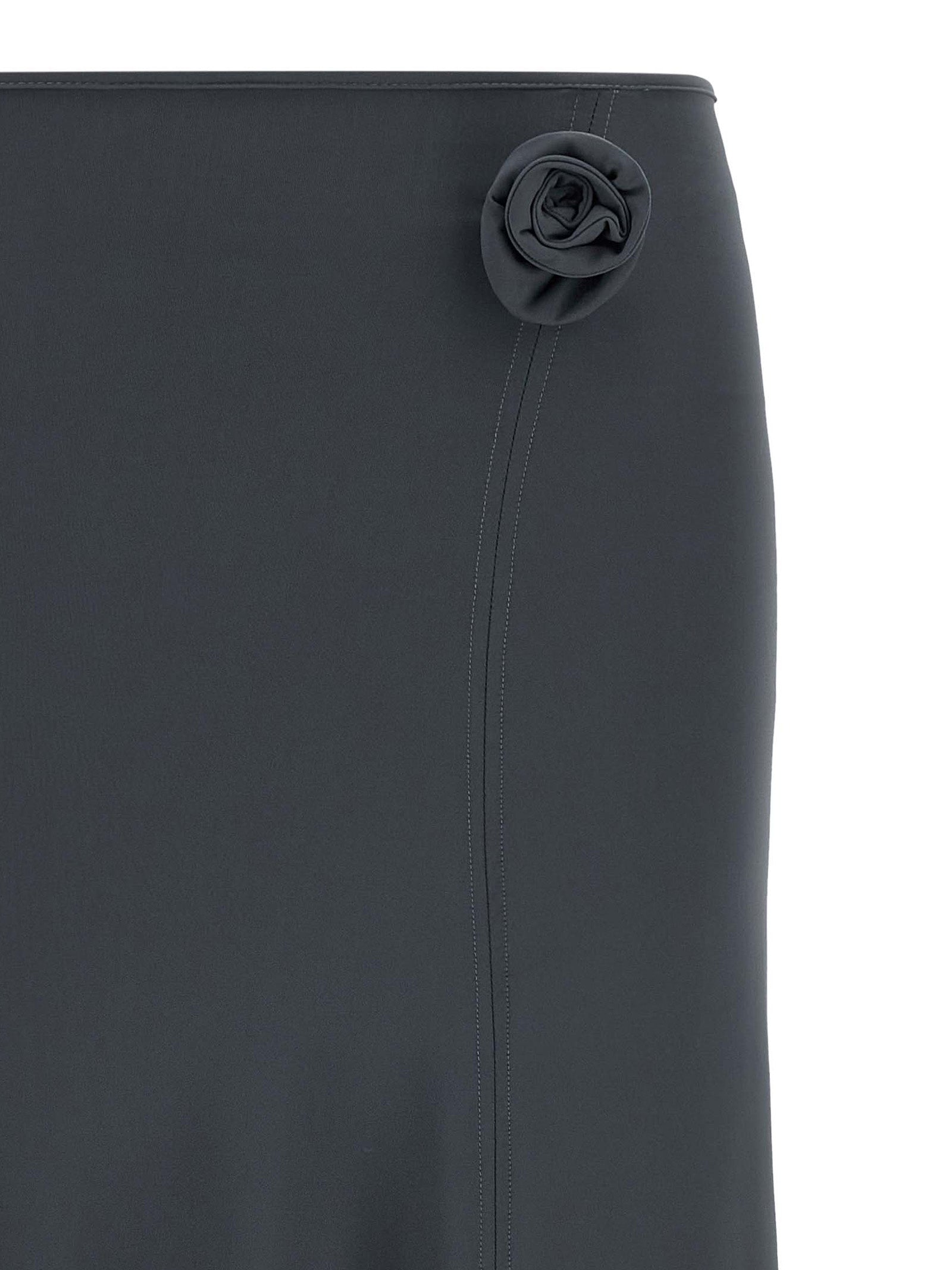 Coperni Gray Polyamide Midi Women's Skirt