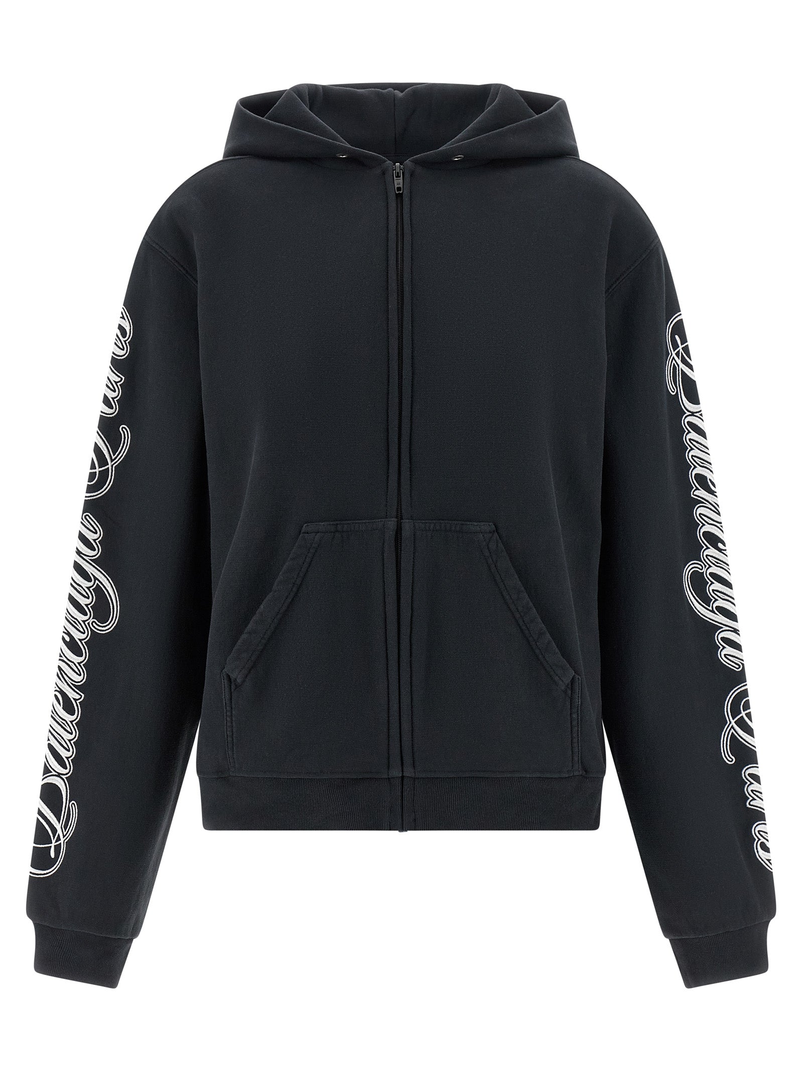 Balenciaga Black Cotton Women's Sweatshirt