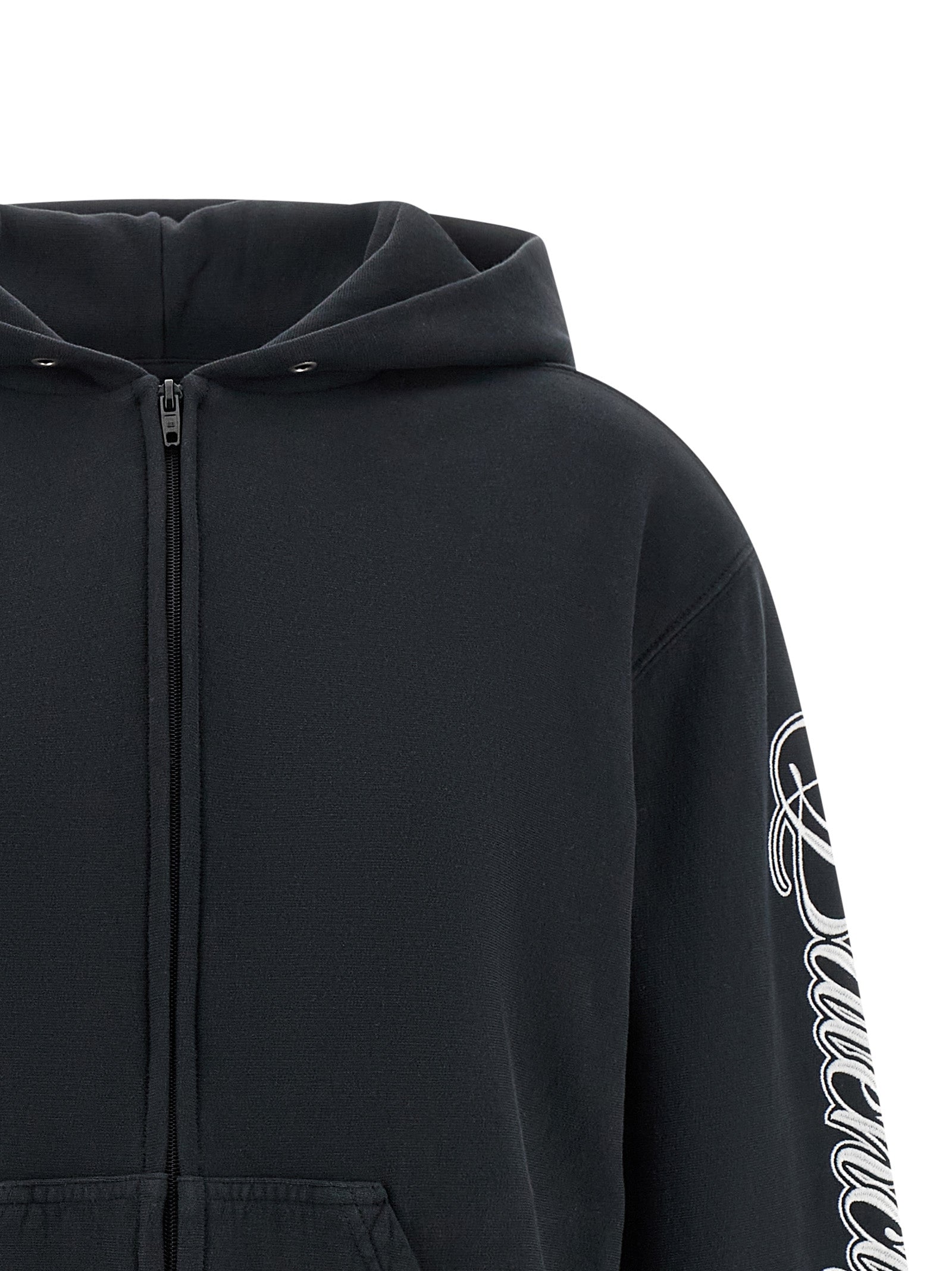 Balenciaga Black Cotton Women's Sweatshirt