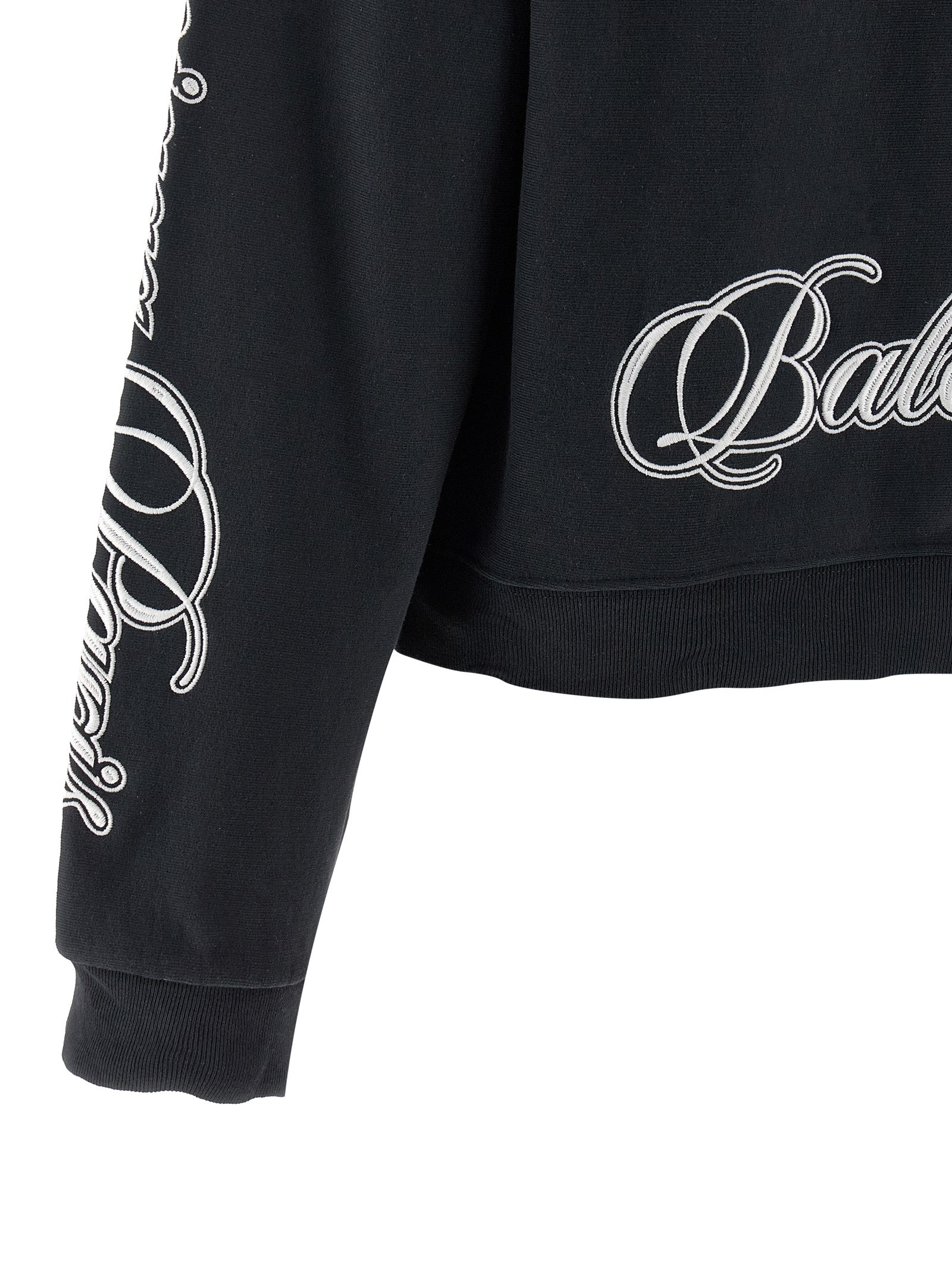 Balenciaga Black Cotton Women's Sweatshirt