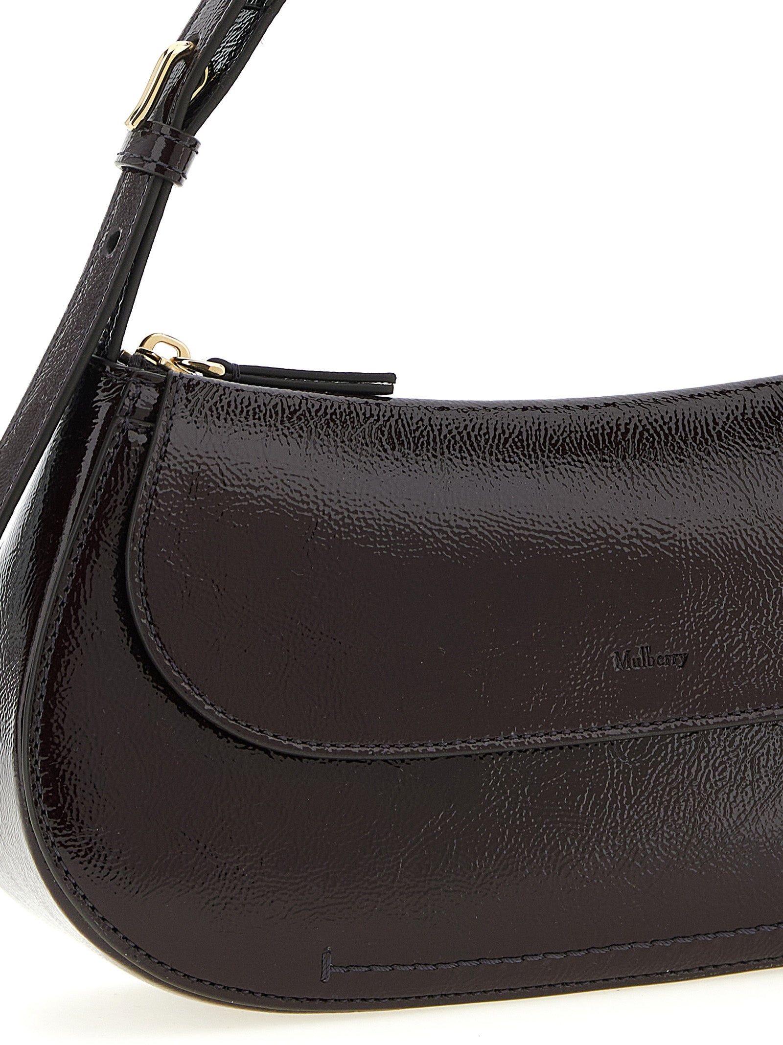 Mulberry Purple Calfskin Shoulder Women's Bag