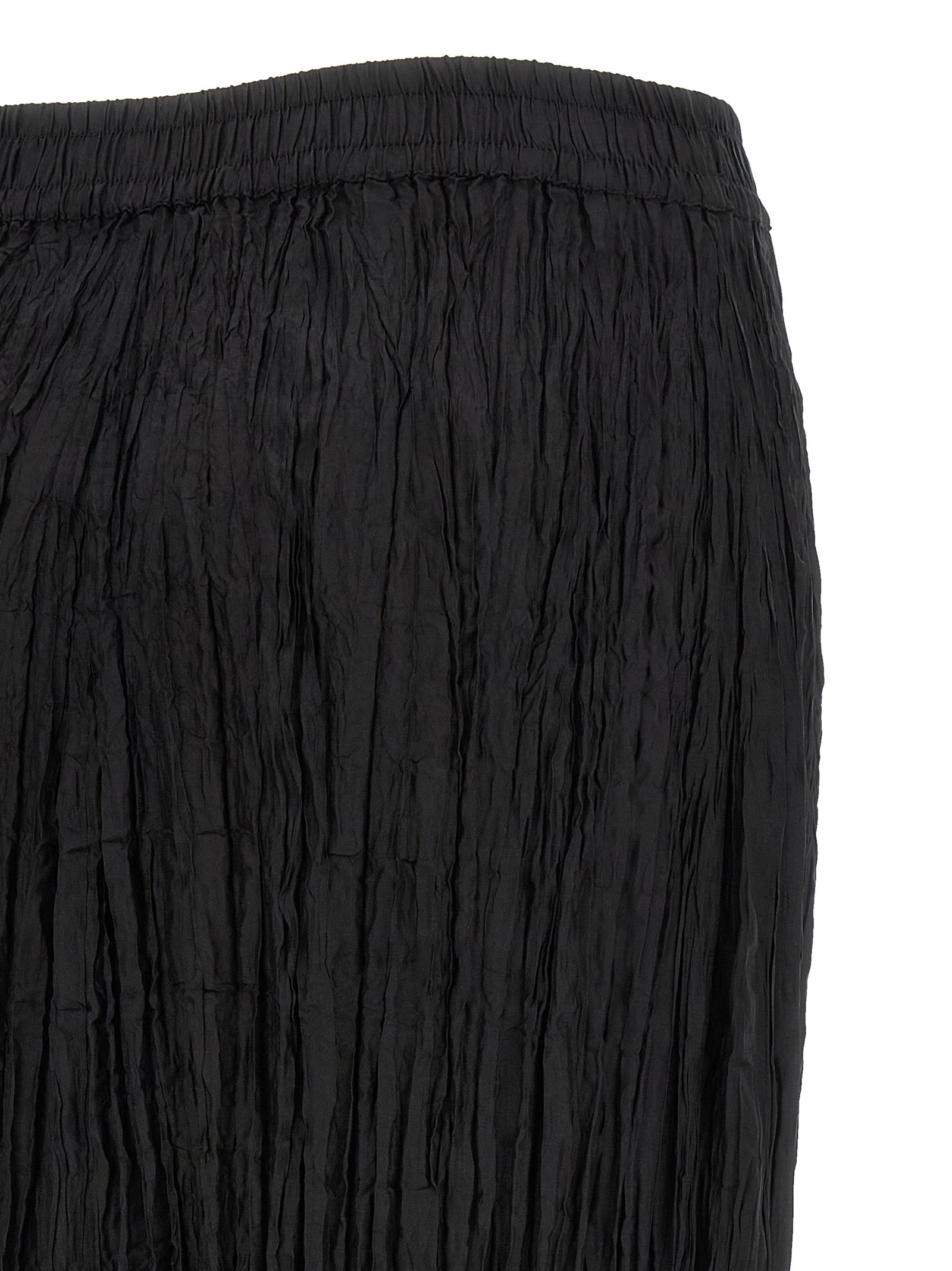 P.A.R.O.S.H. Black Silk Mini Women's Skirt