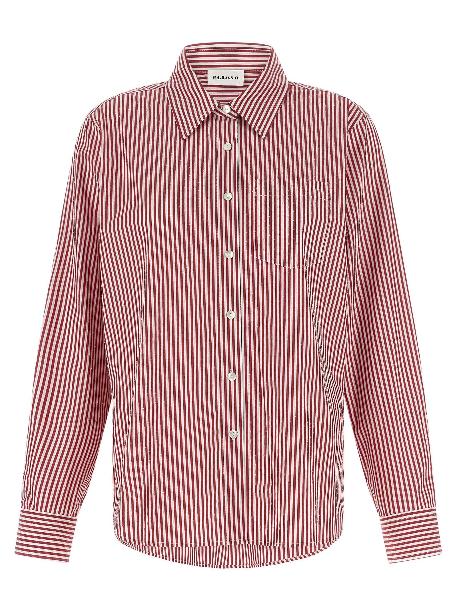 P.A.R.O.S.H. Multicolor Cotton Women's Blouse