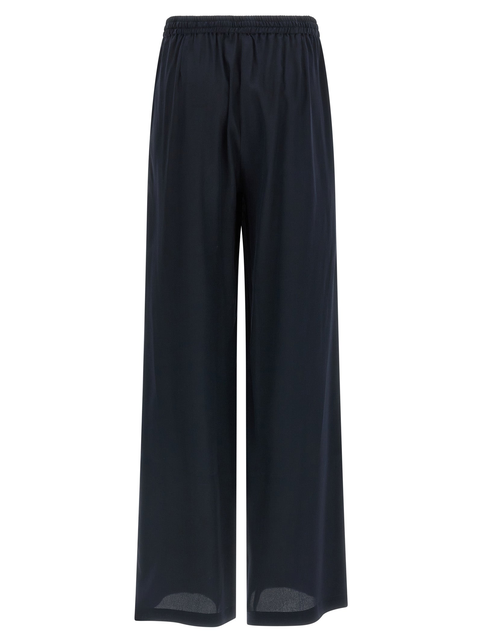 P.A.R.O.S.H. Blue Silk Casual Women's Pants