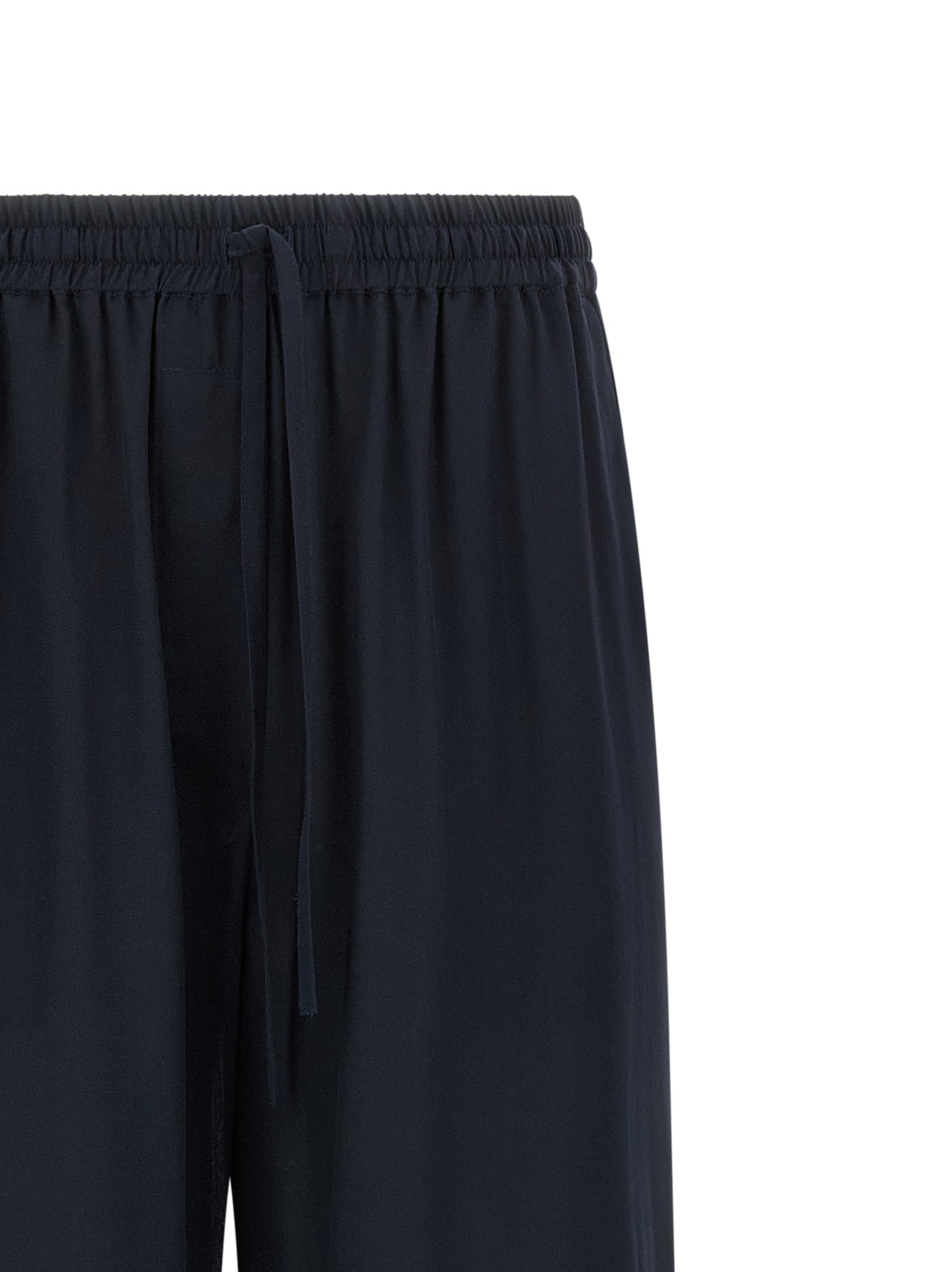 P.A.R.O.S.H. Blue Silk Casual Women's Pants