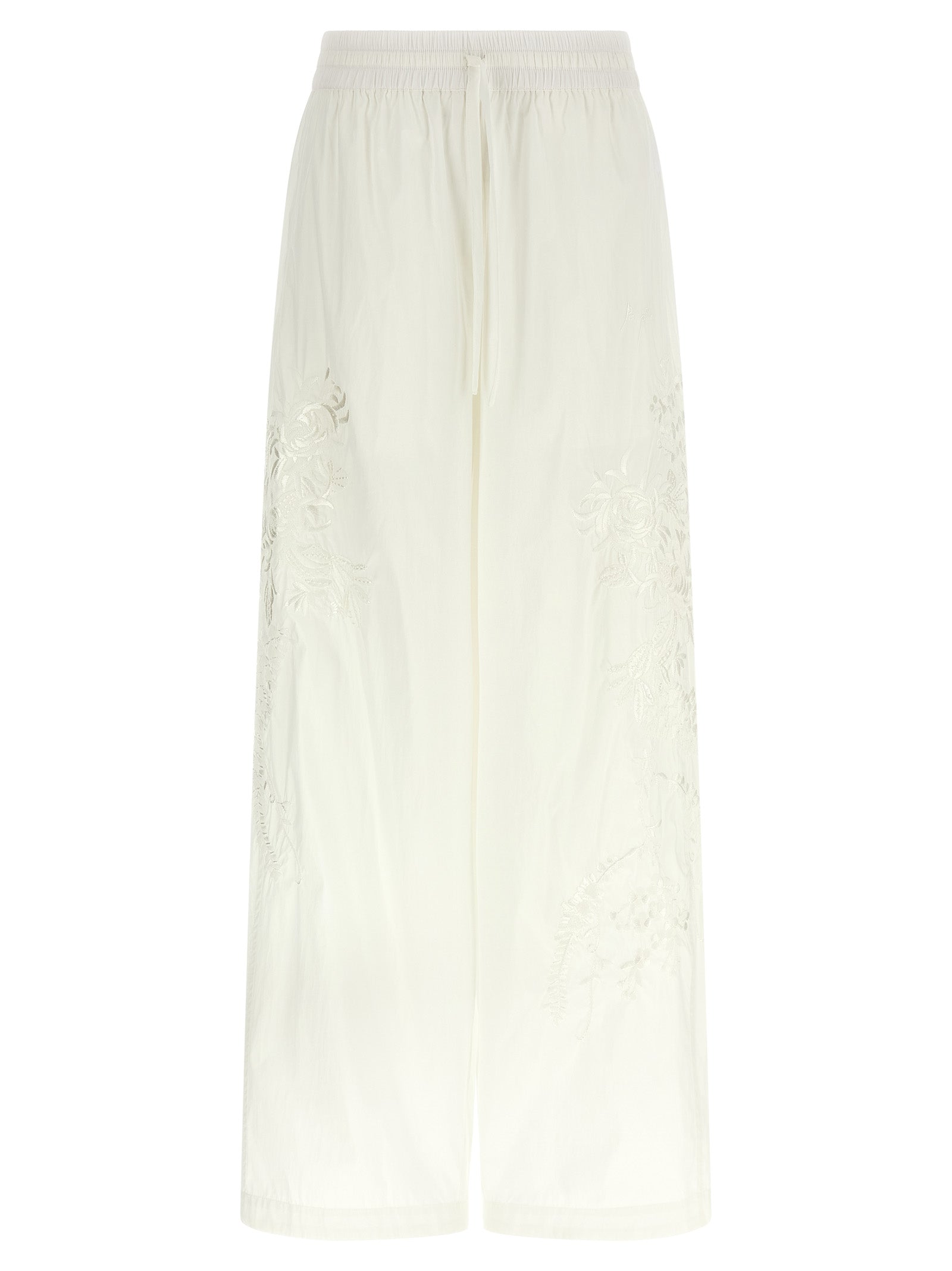P.A.R.O.S.H. White Polyamide Casual Women's Pants