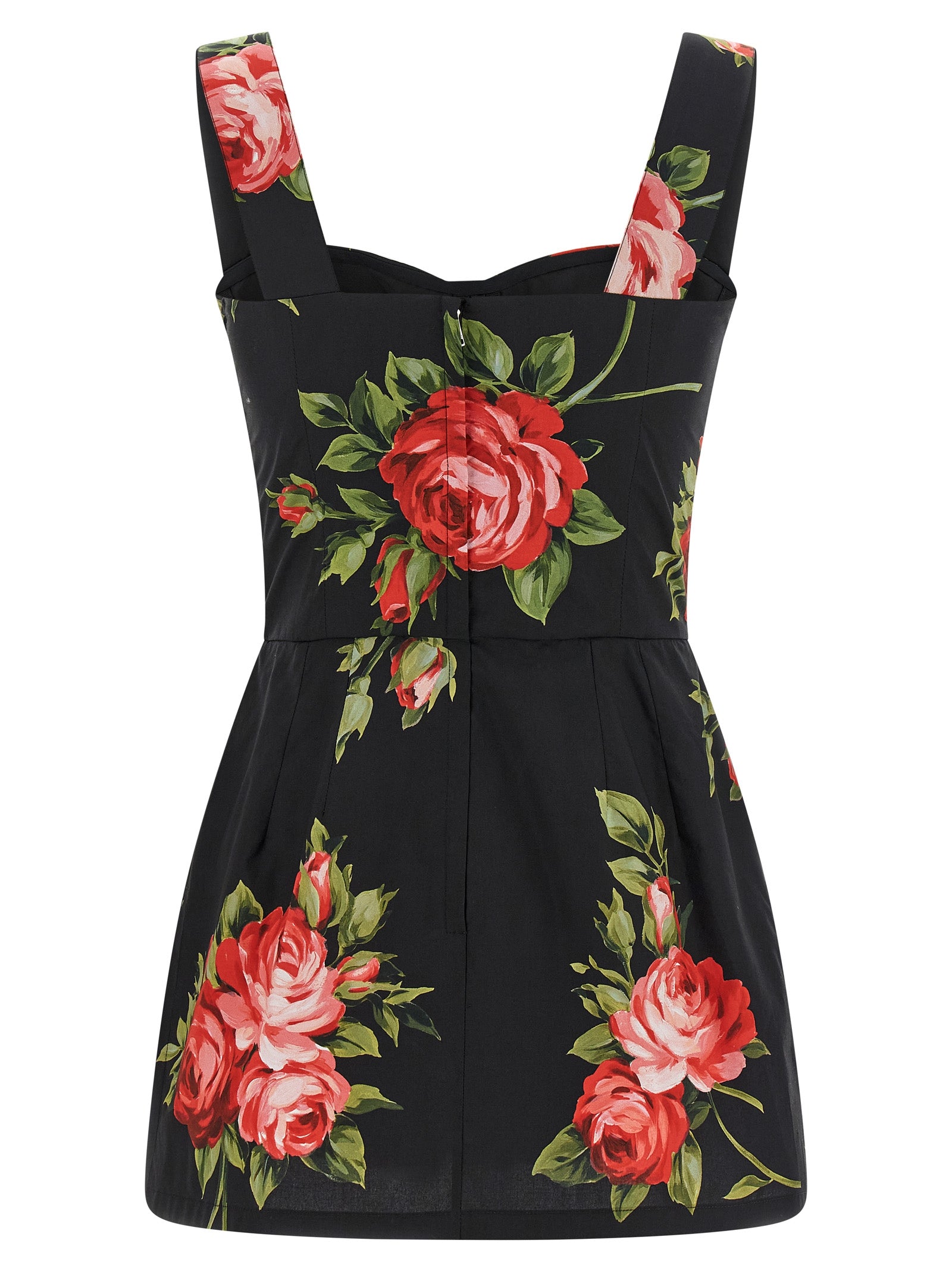 Dolce & Gabbana Black Cotton Tank Women's Tops