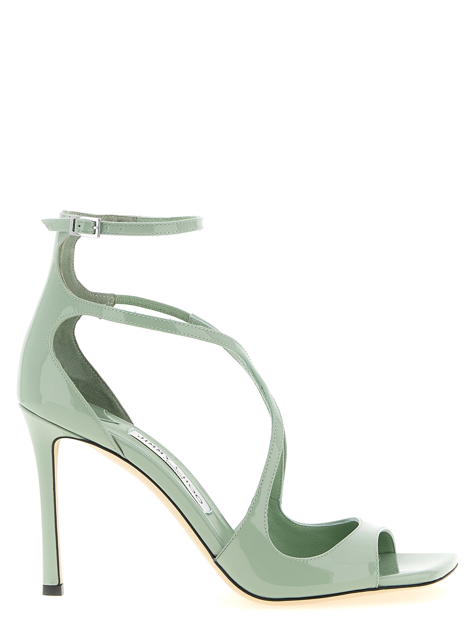 Jimmy Choo Bicolor Leather Stiletto Heel Women's Sandals
