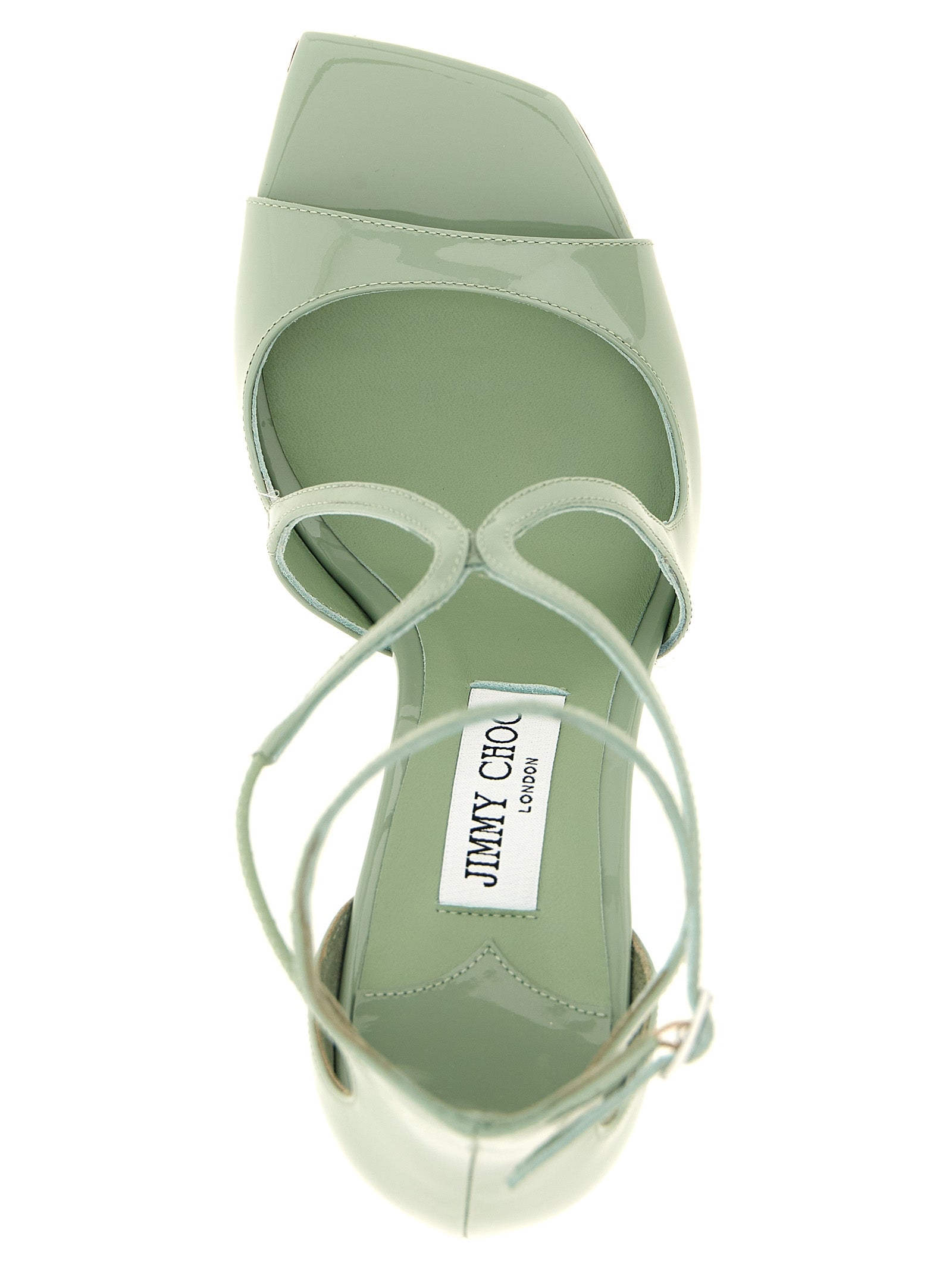 Jimmy Choo Bicolor Leather Stiletto Heel Women's Sandals