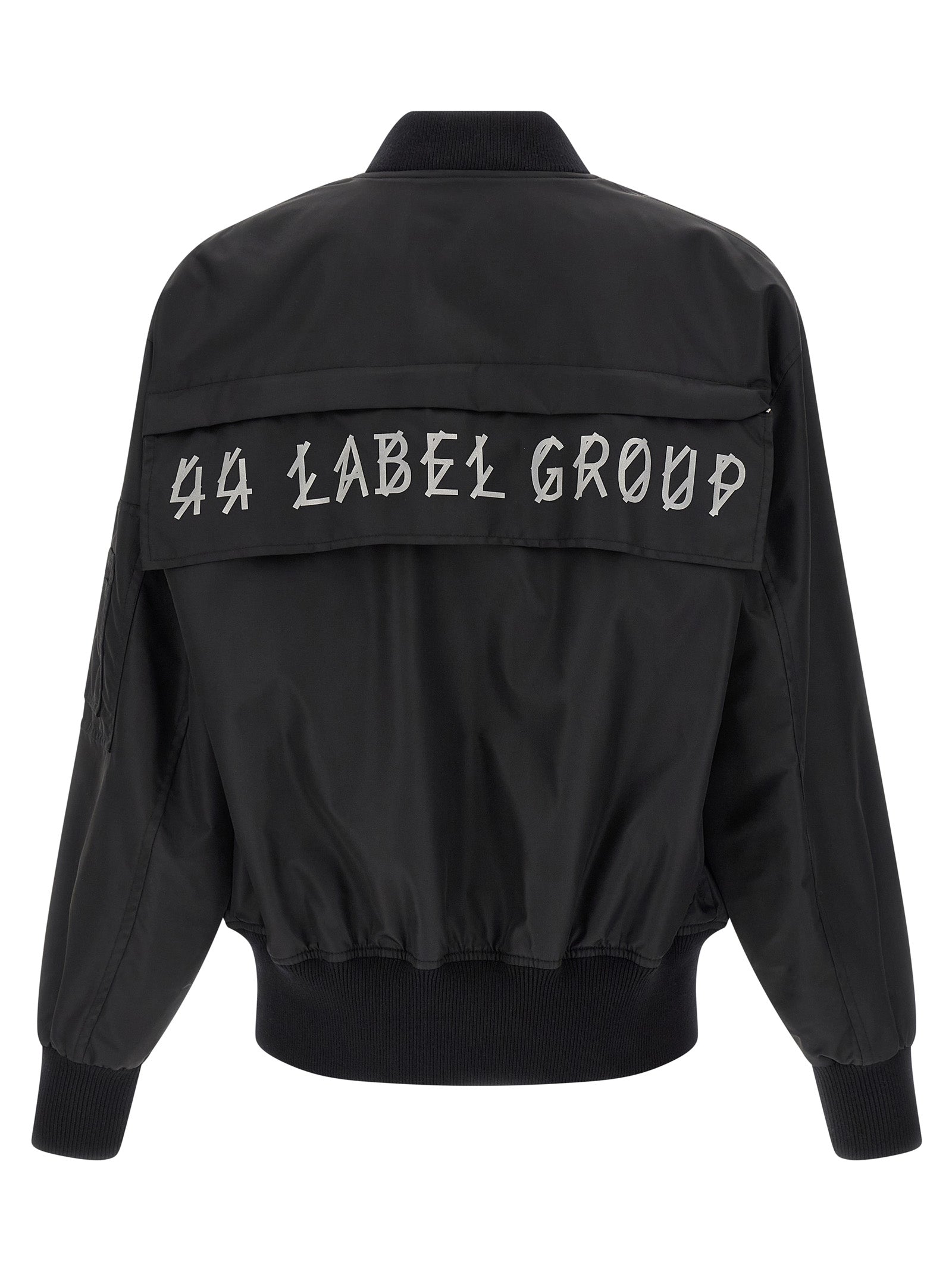 44 Label Group Black Polyamide Men's Bomber