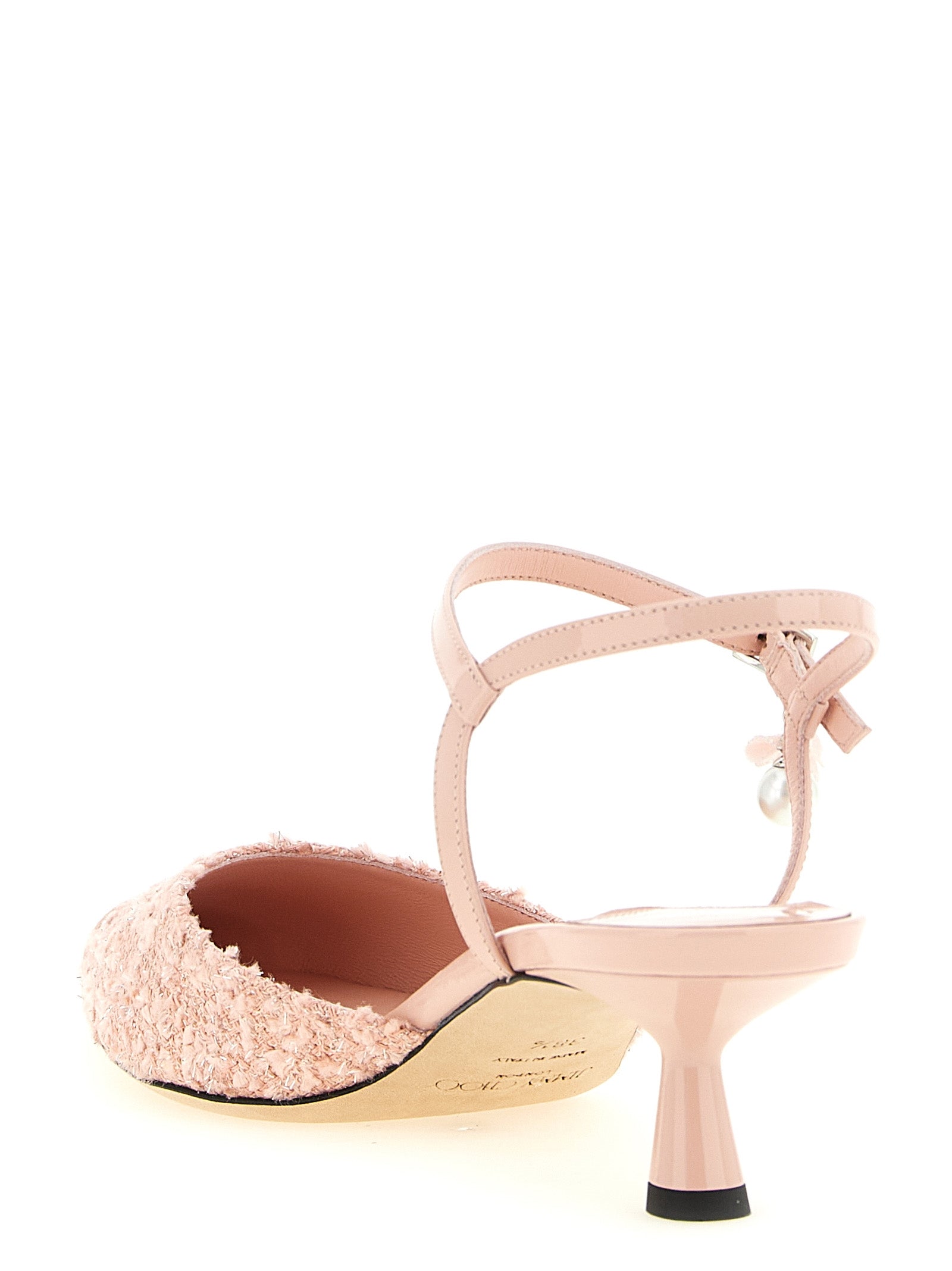 Jimmy Choo Multicolor Tencel Mid Heel Women's Pumps