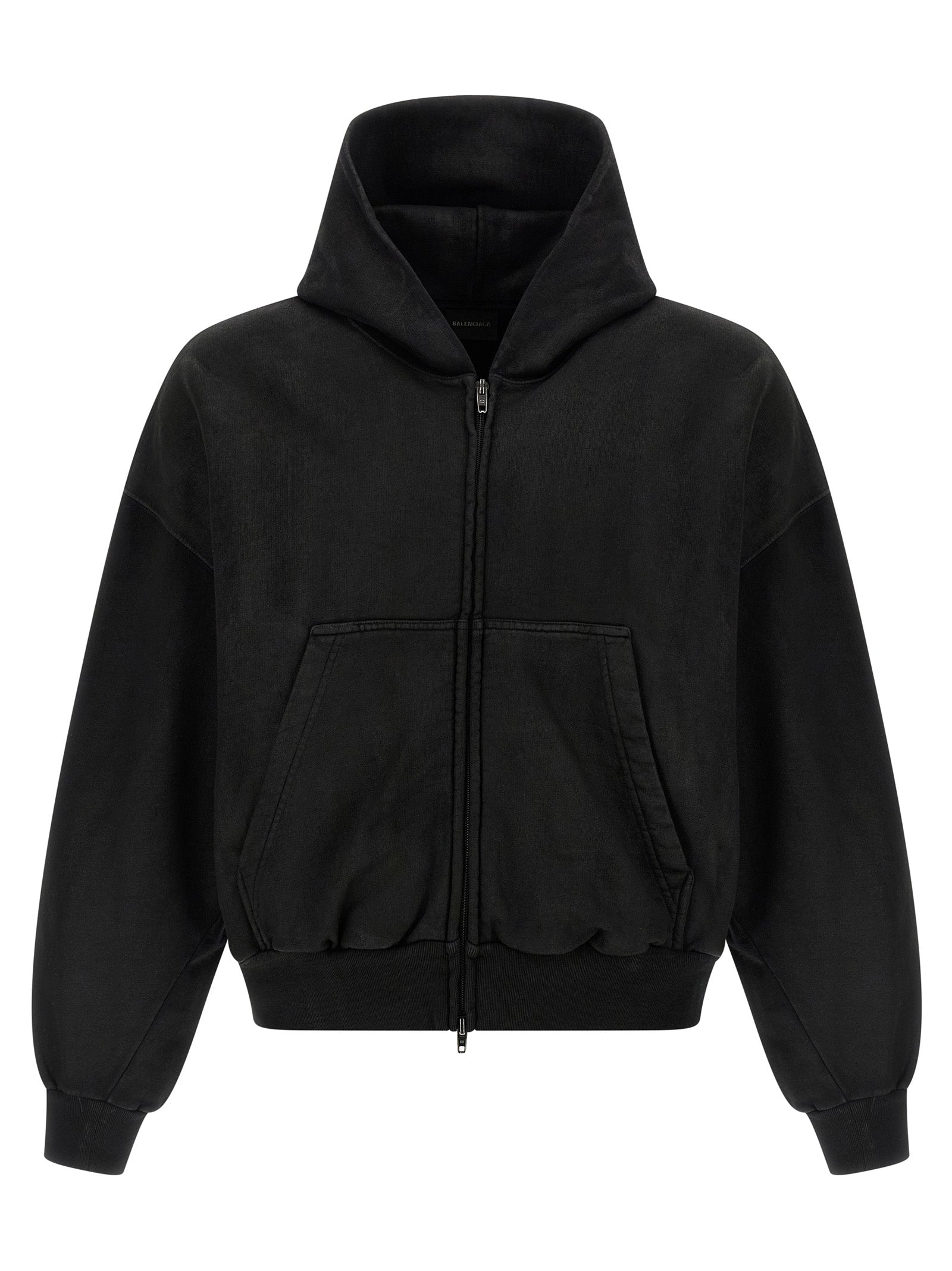 Balenciaga Black Cotton Men's Sweatshirt