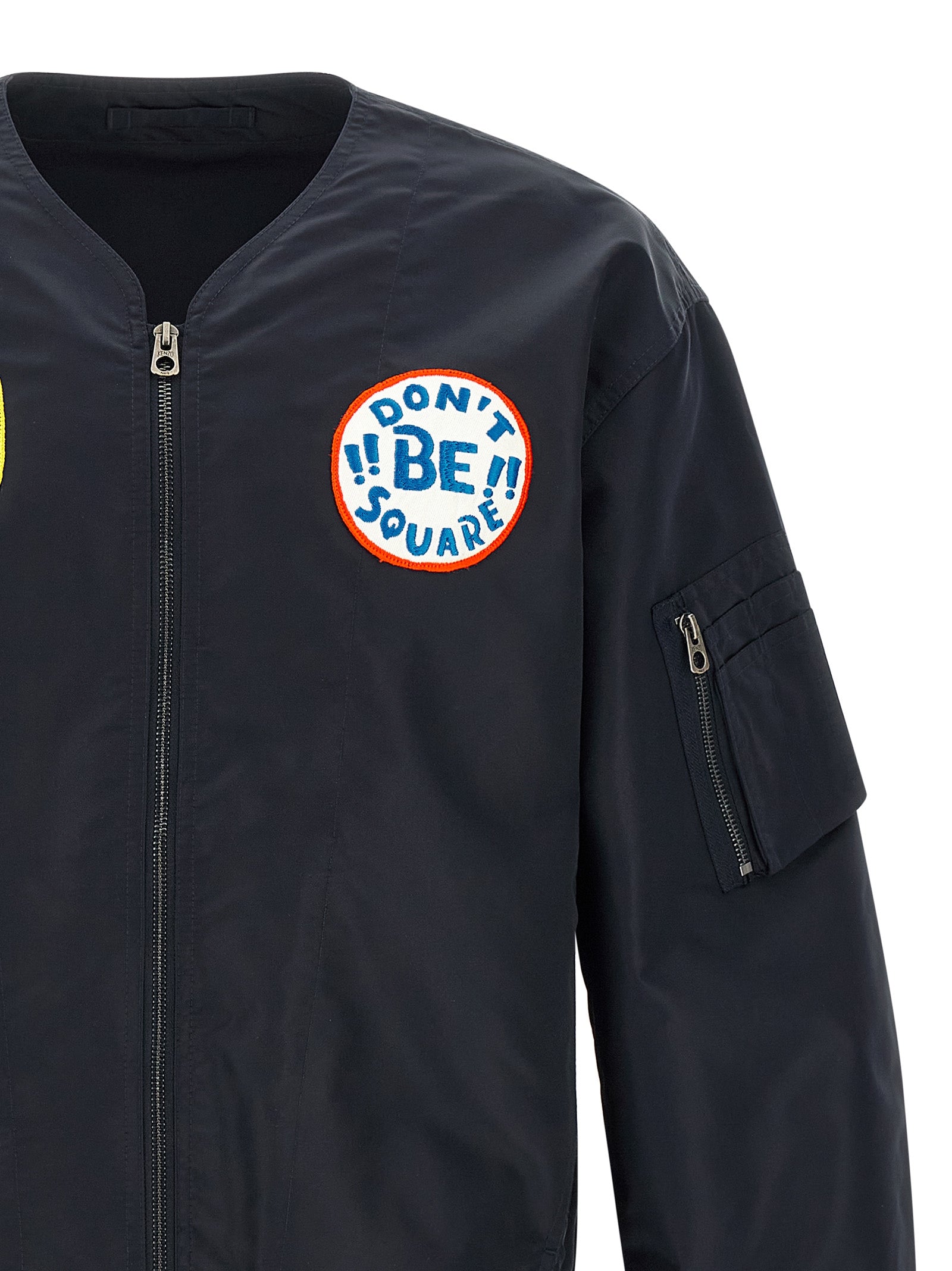 Kenzo Blue Nylon Men's Bomber