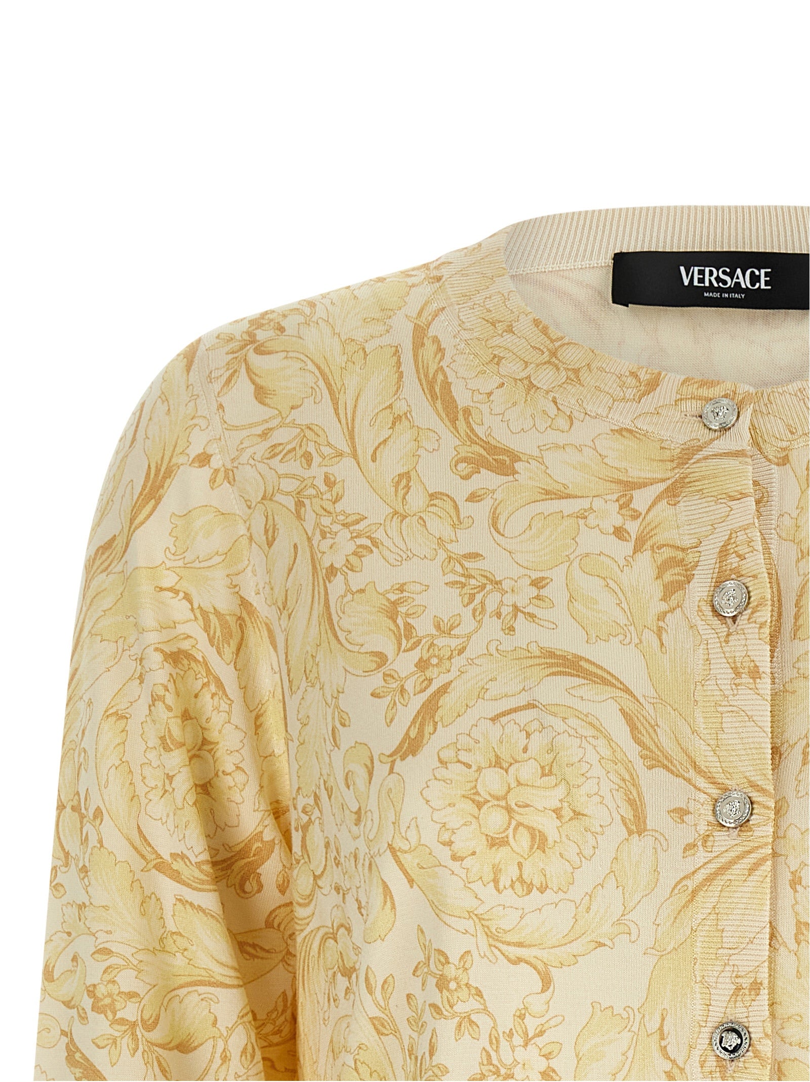 Versace Bicolor Silk Women's Cardigan