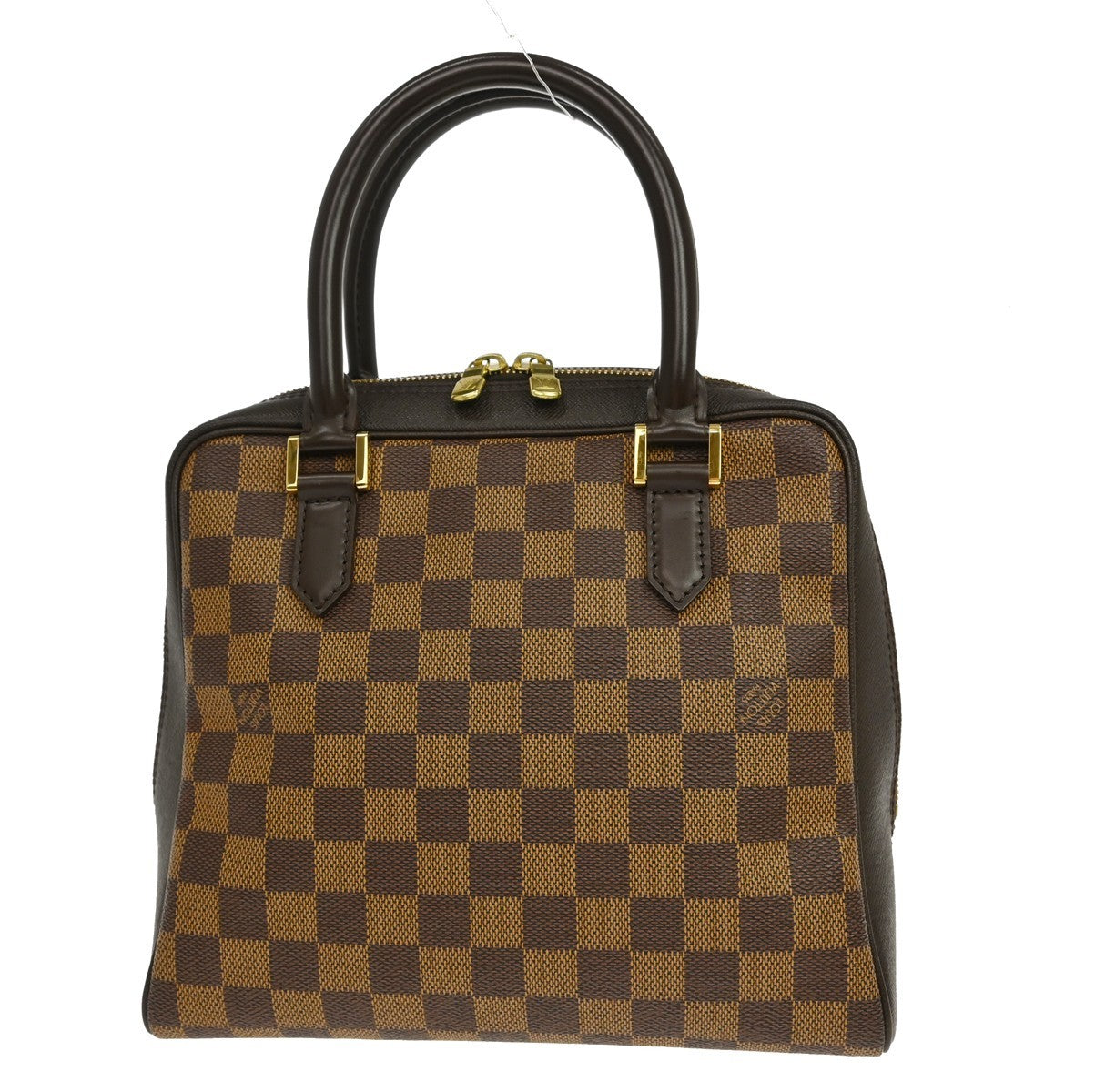 Louis Vuitton Brera Damier Ebene Brown Canvas Handbag (Pre-Owned)
