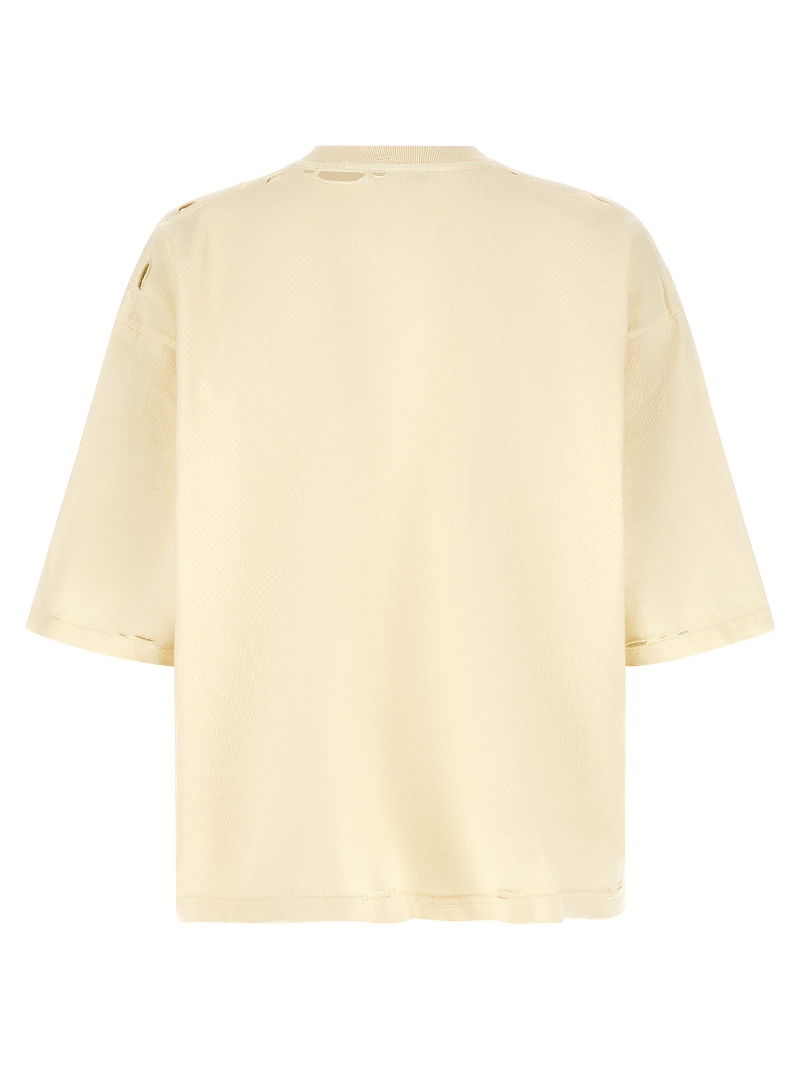 WILLY CHAVARRIA Beige Cotton Men's T-Shirt