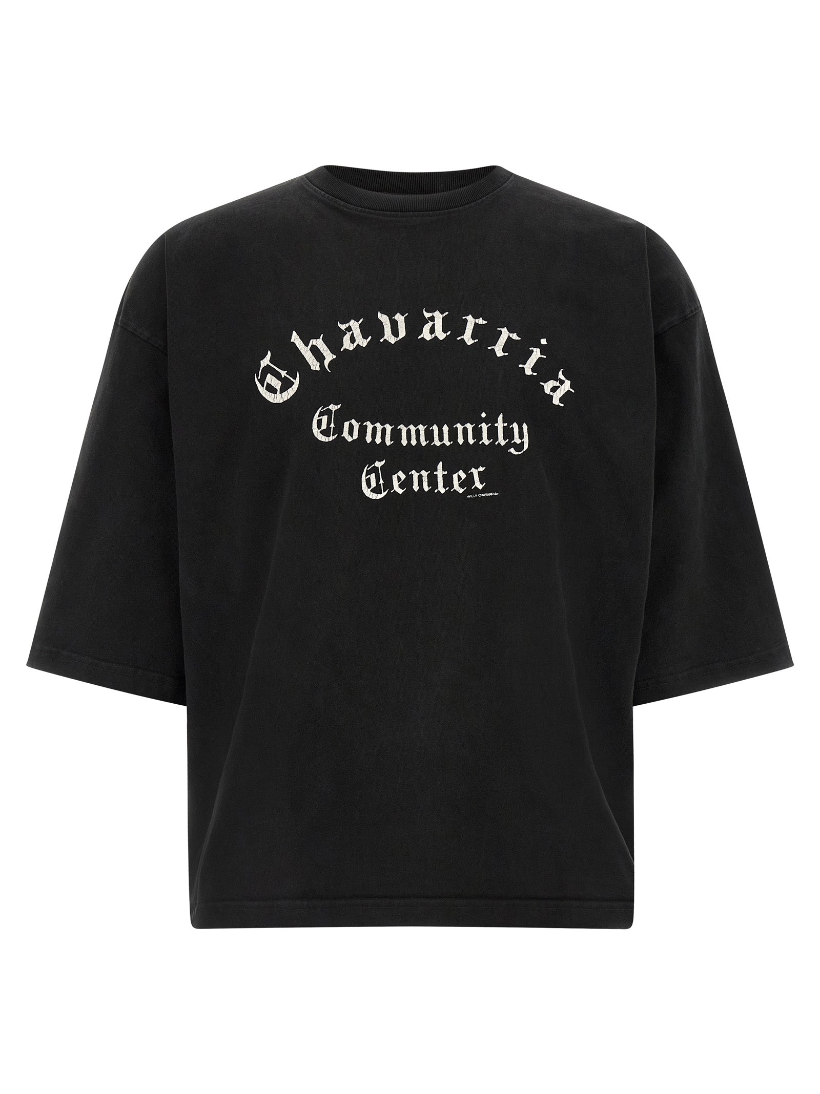 WILLY CHAVARRIA Black Cotton Men's T-Shirt