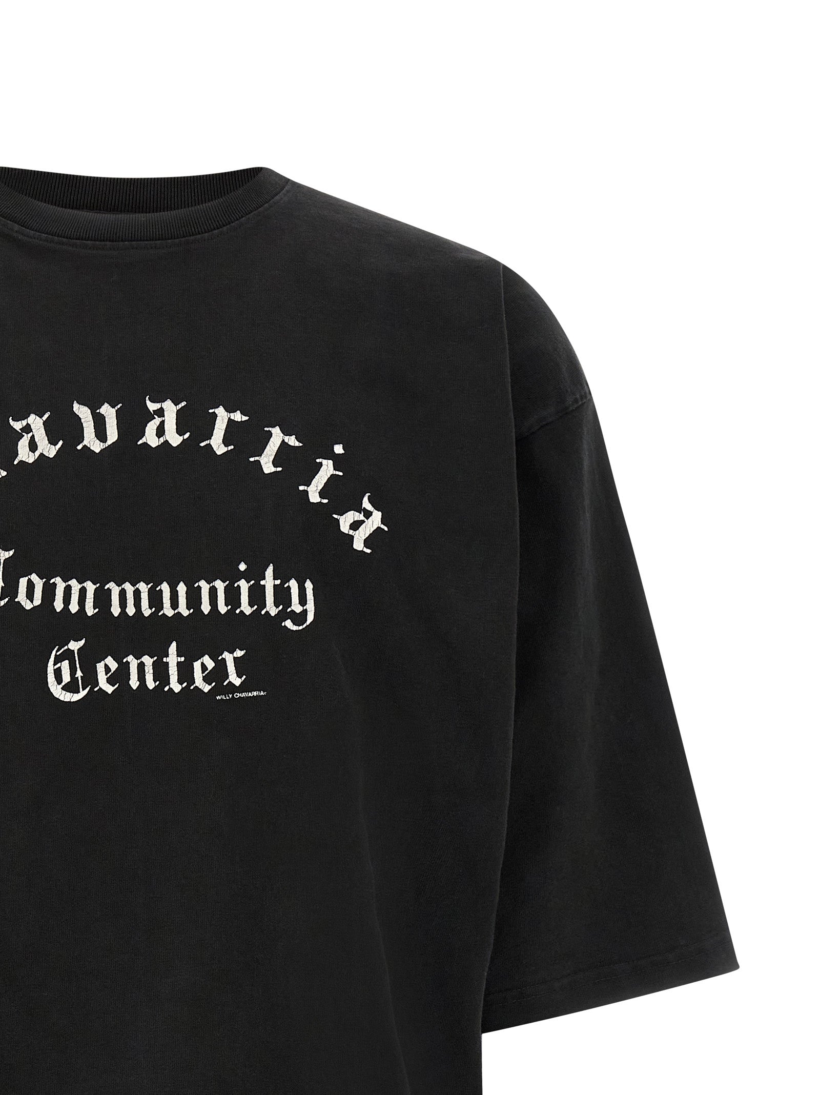 WILLY CHAVARRIA Black Cotton Men's T-Shirt