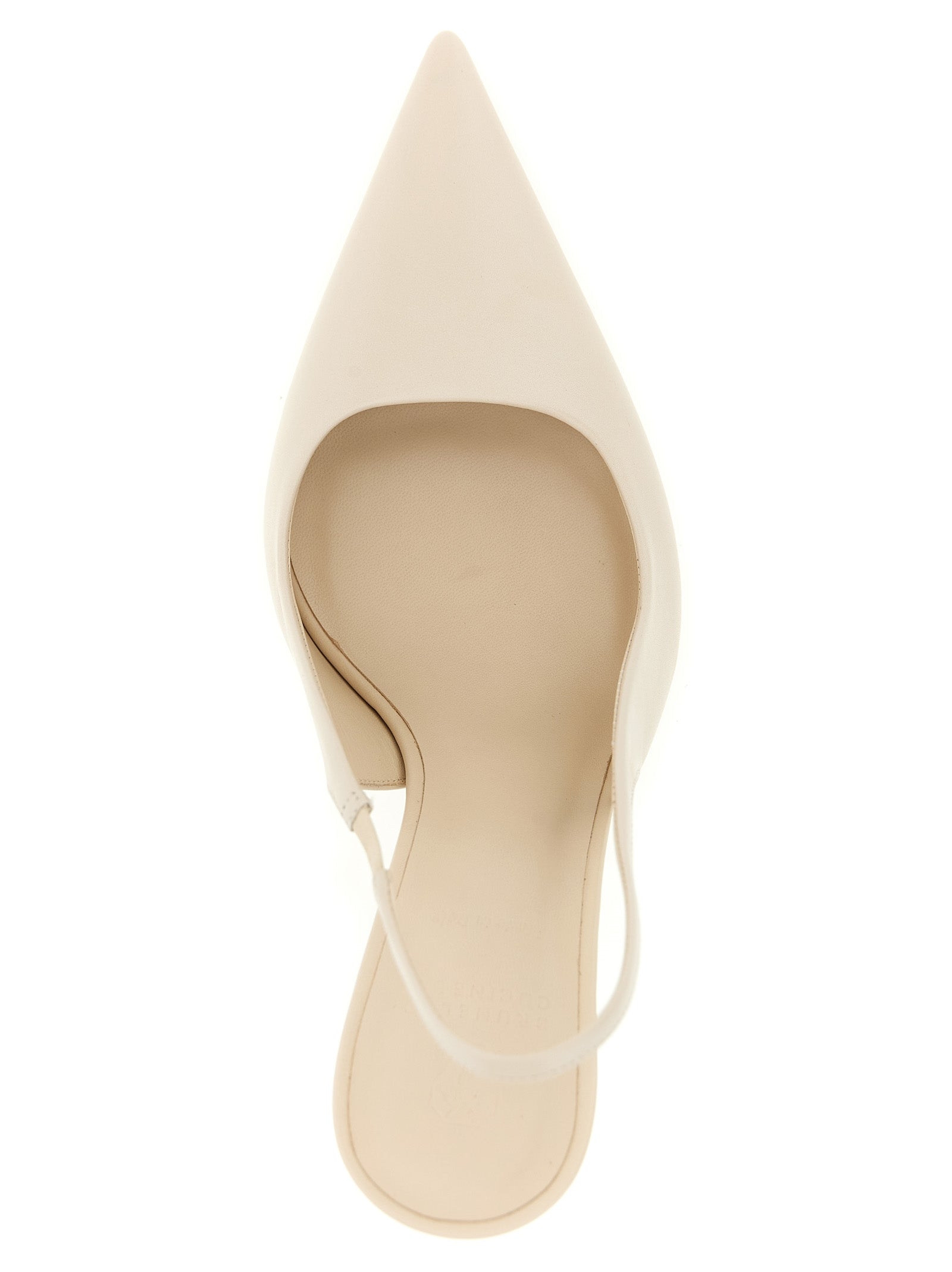 Brunello Cucinelli White Leather High Heel Women's Pumps