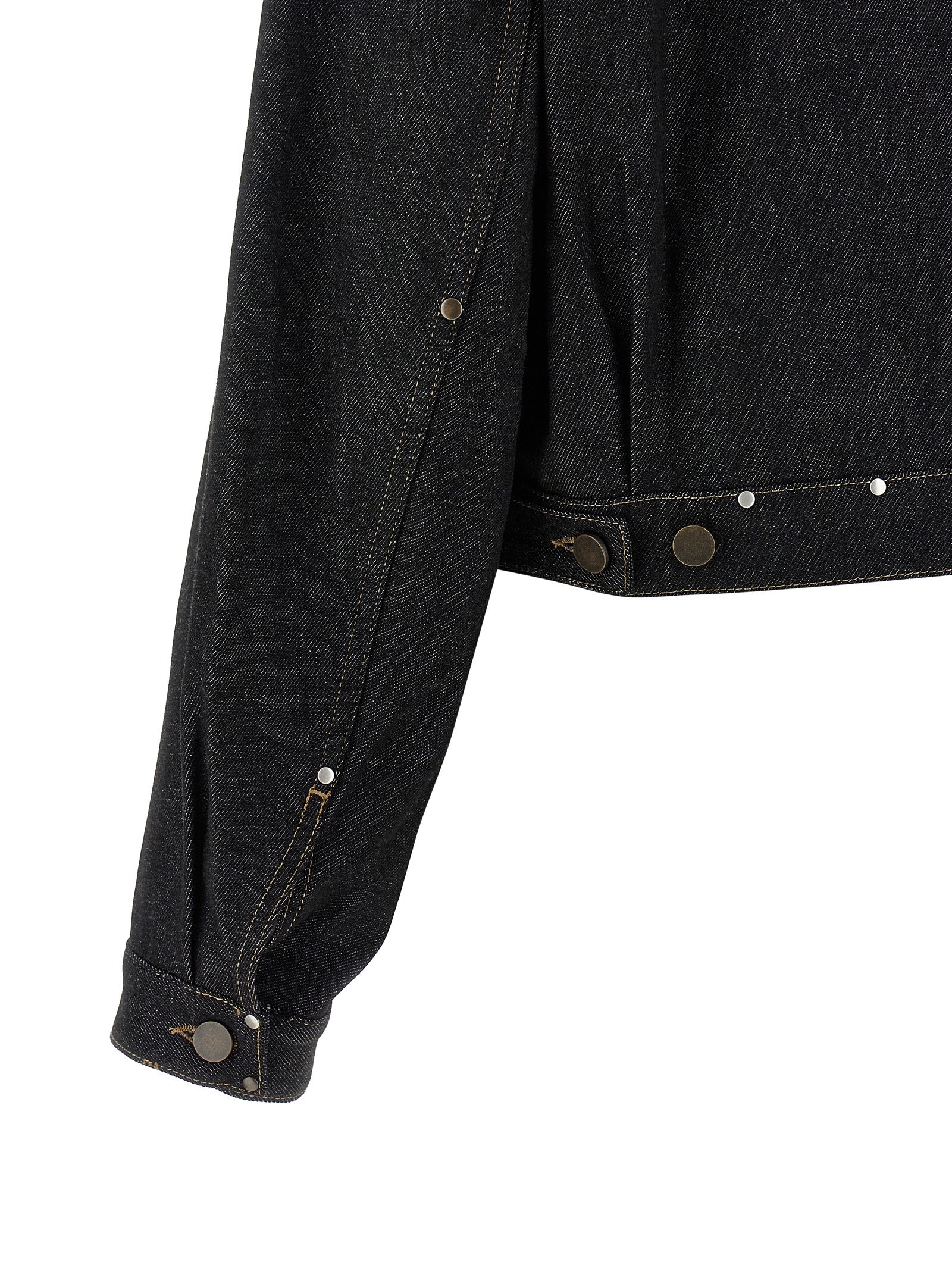Lemaire Black Cotton Denim Women's Jacket