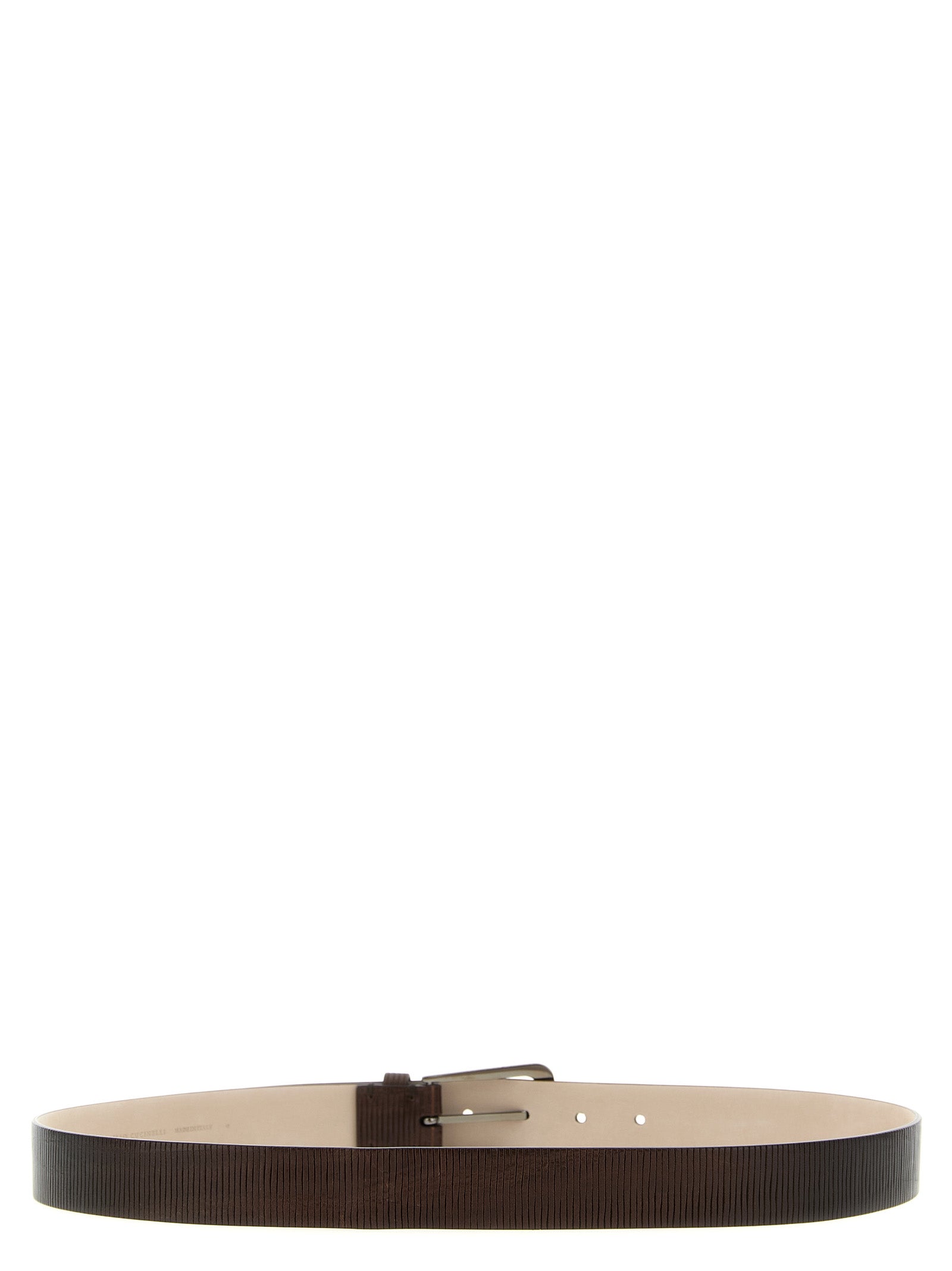 Brunello Cucinelli Brown Leather Regular Women's Belt
