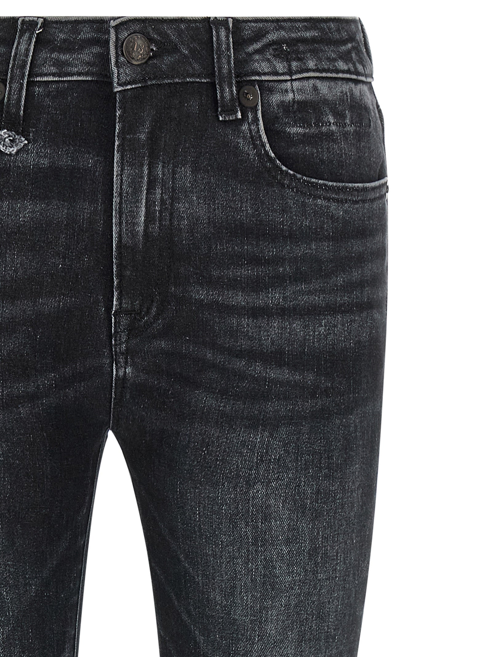 R13 Black Cotton Jeans Women's Denim