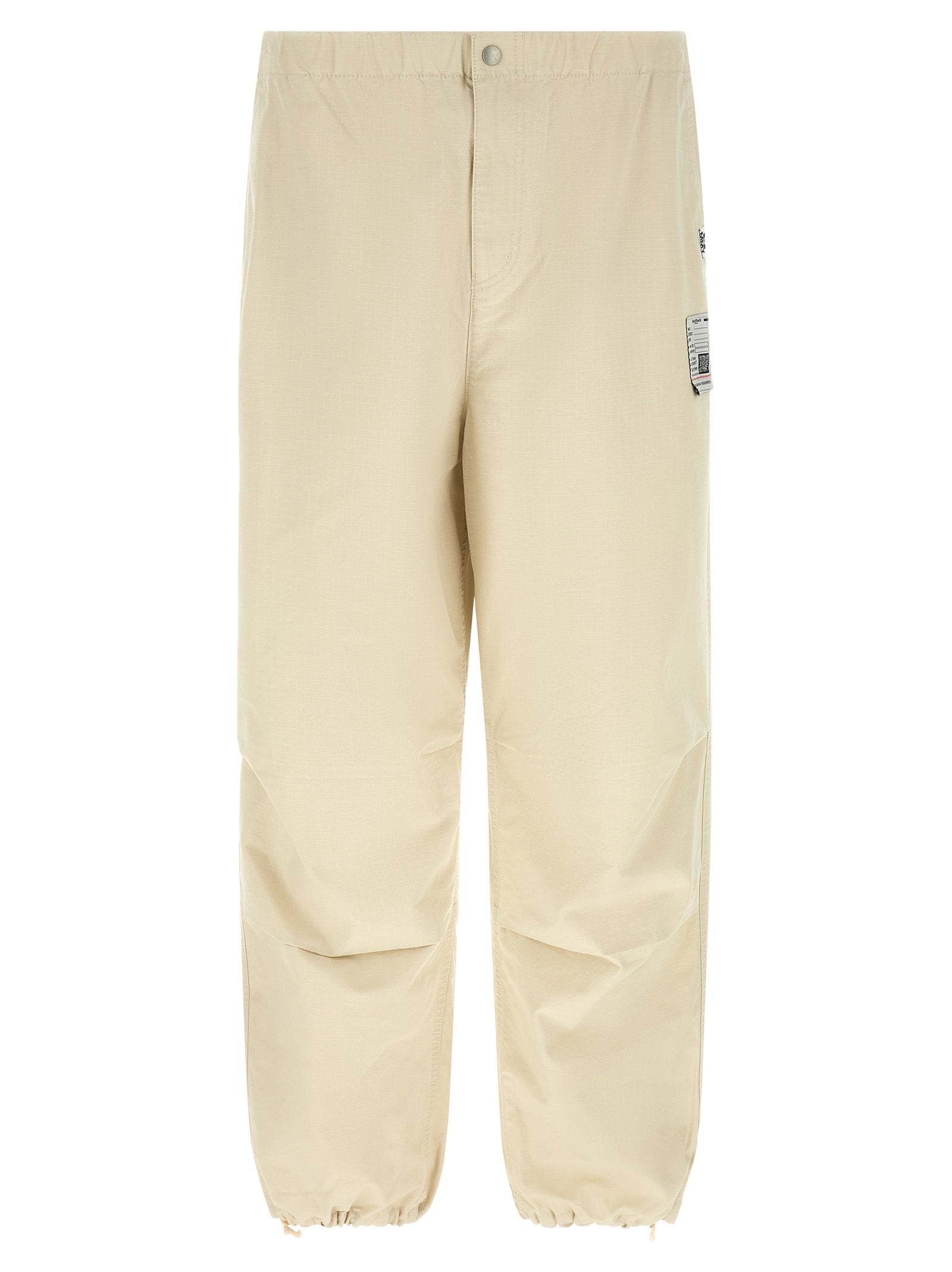 Maison Mihara Yasuhiro Beige Cotton Athletic Men's Pants