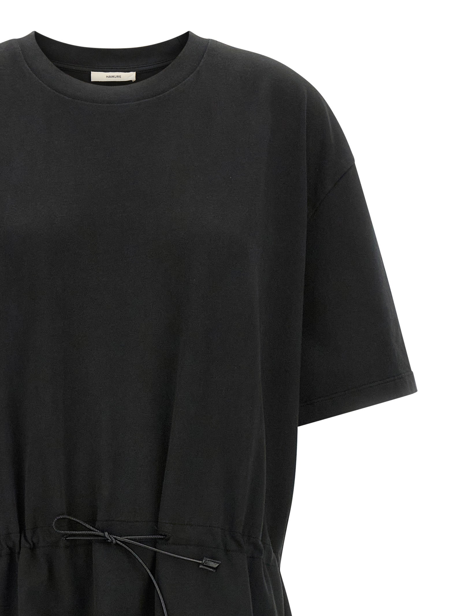 Haikure Black Cotton Long Women's Dress