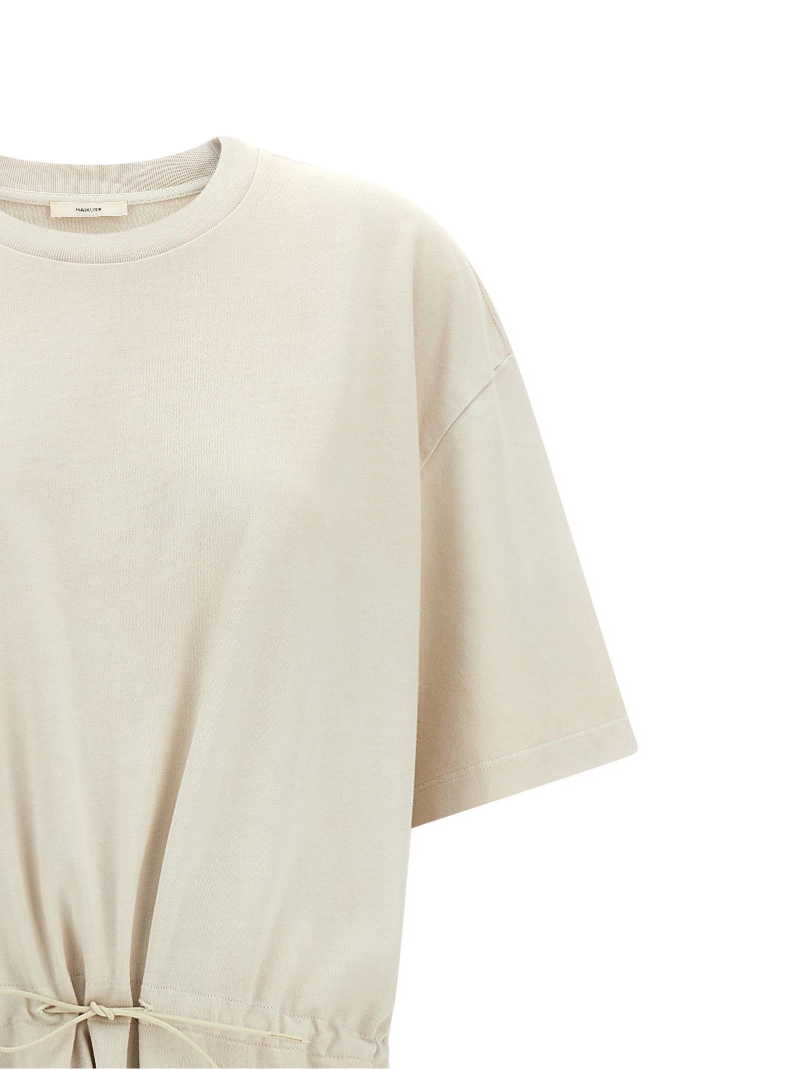 Haikure Beige Cotton Long Women's Dress