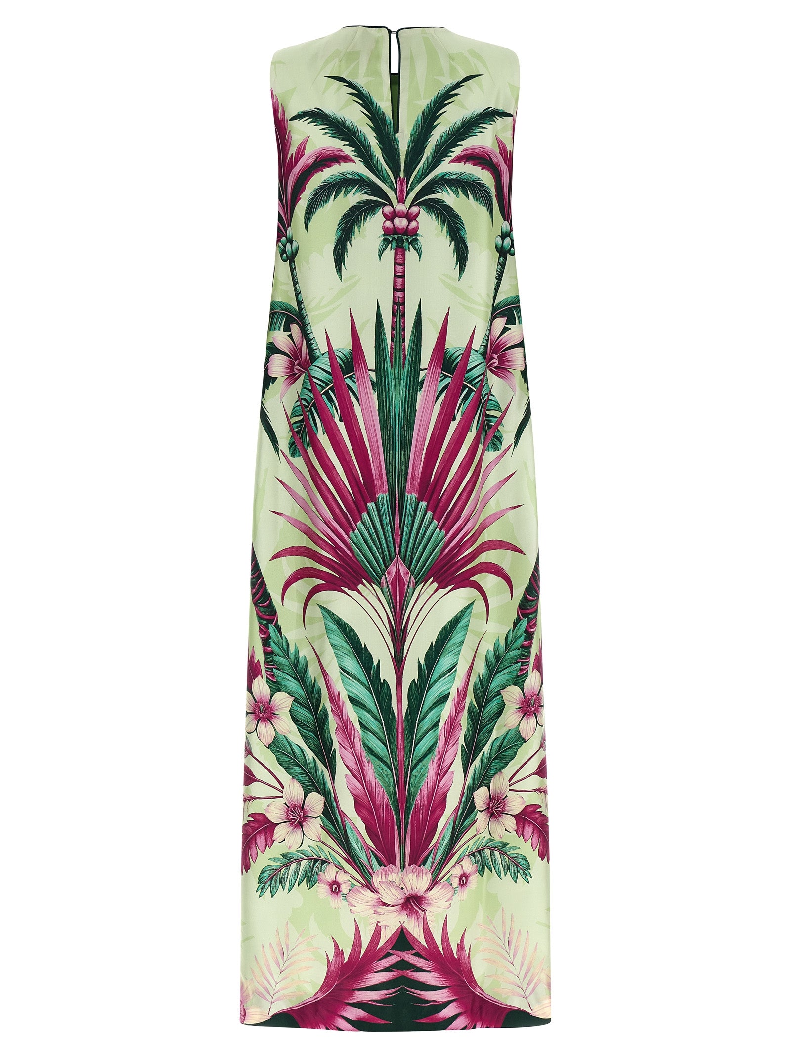 F.R.S. - FOR RESTLESS SLEEPERS Multicolor Silk Long Women's Dress