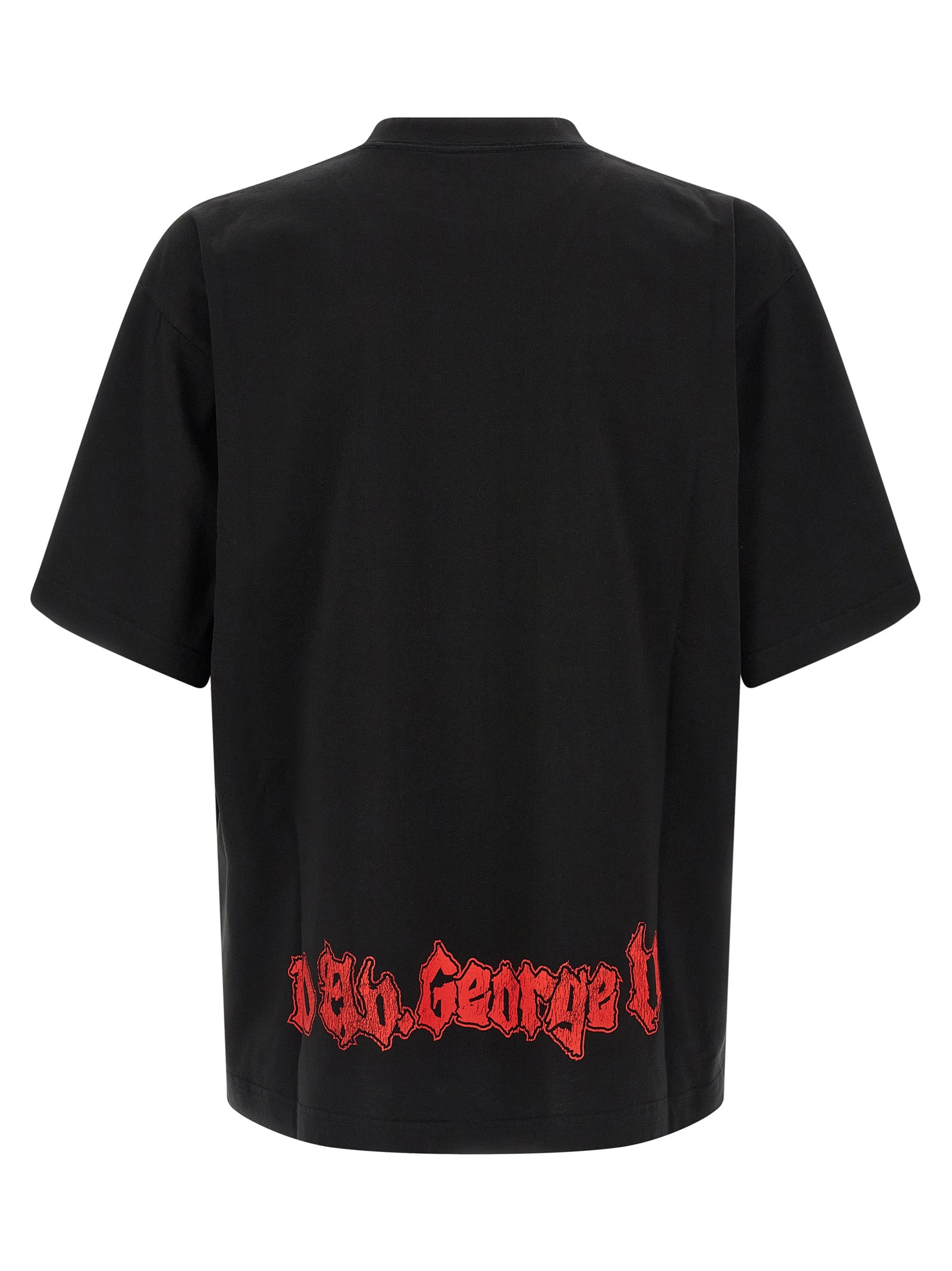 Balenciaga Black Cotton Men's T-Shirt