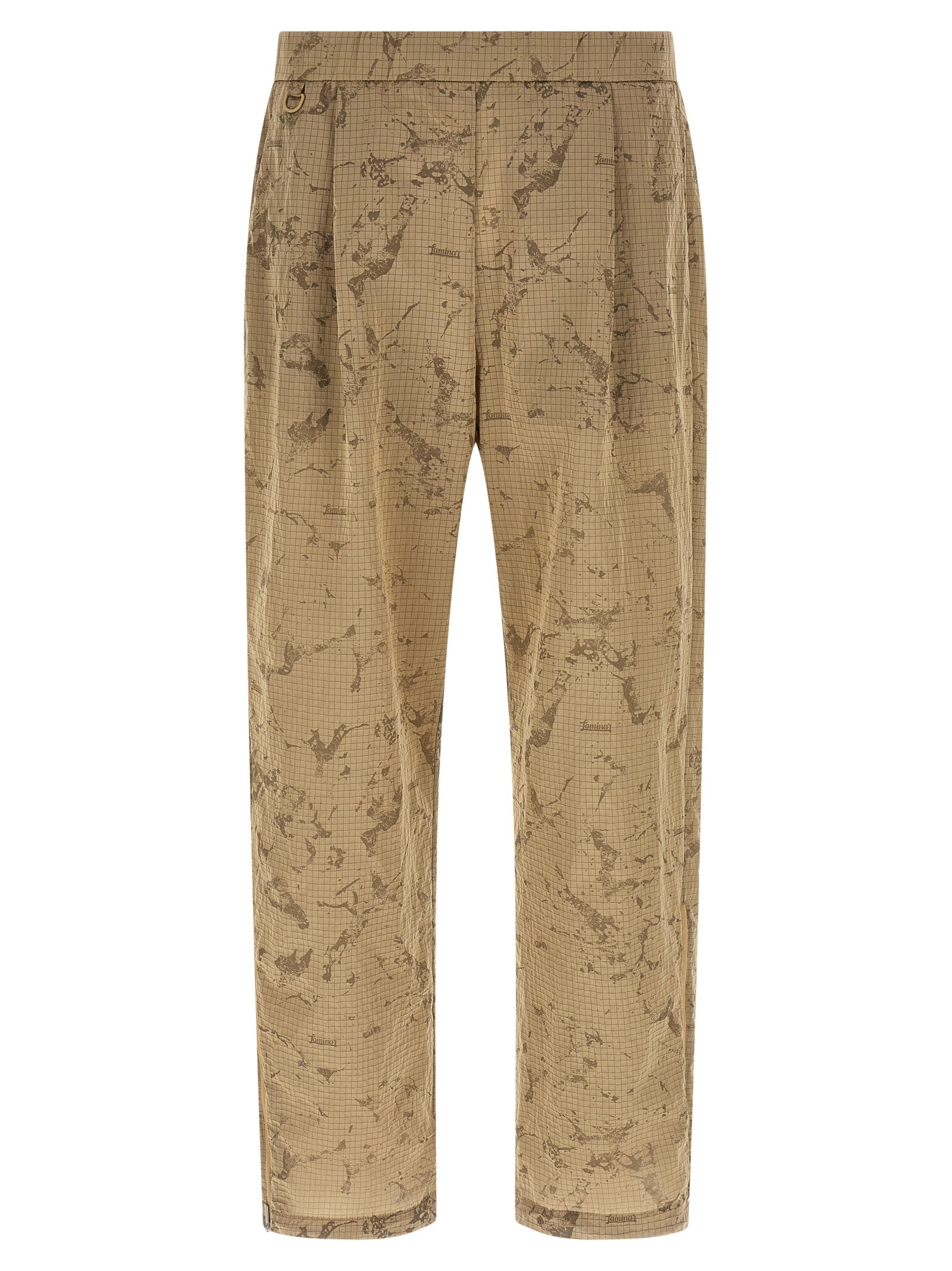 LAMINAR Beige Polyamide Casual Men's Pants