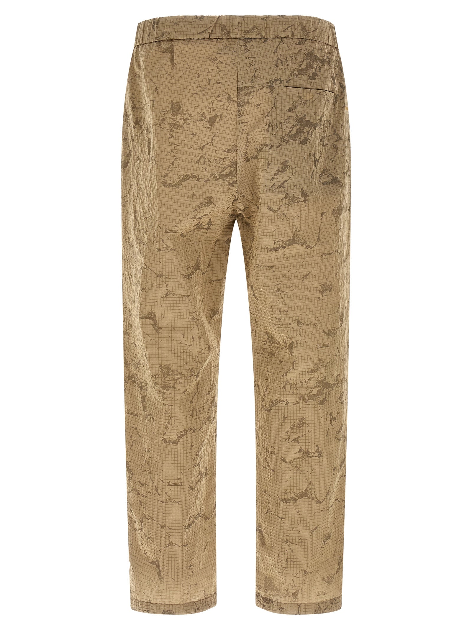 LAMINAR Beige Polyamide Casual Men's Pants