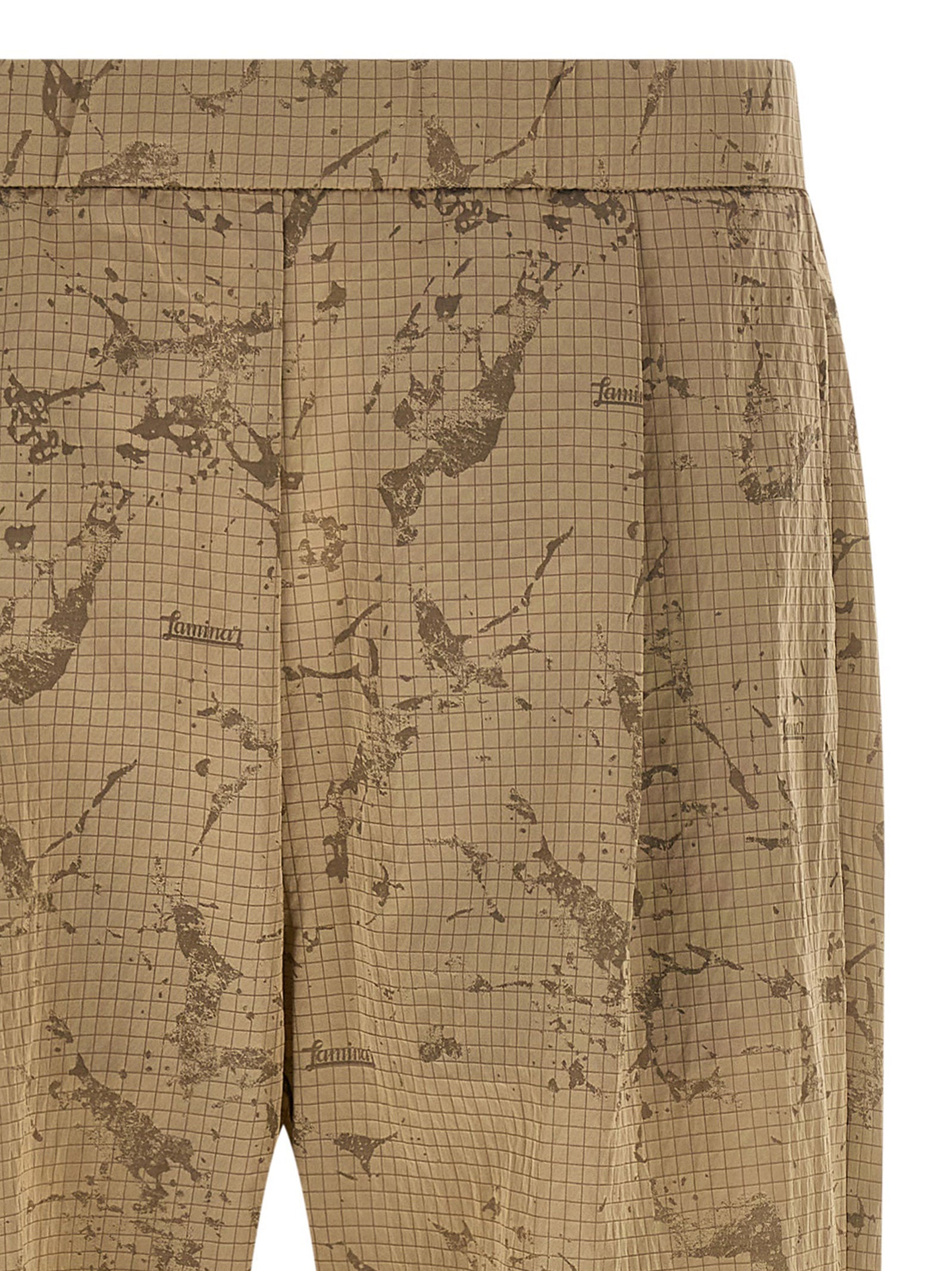 LAMINAR Beige Polyamide Casual Men's Pants