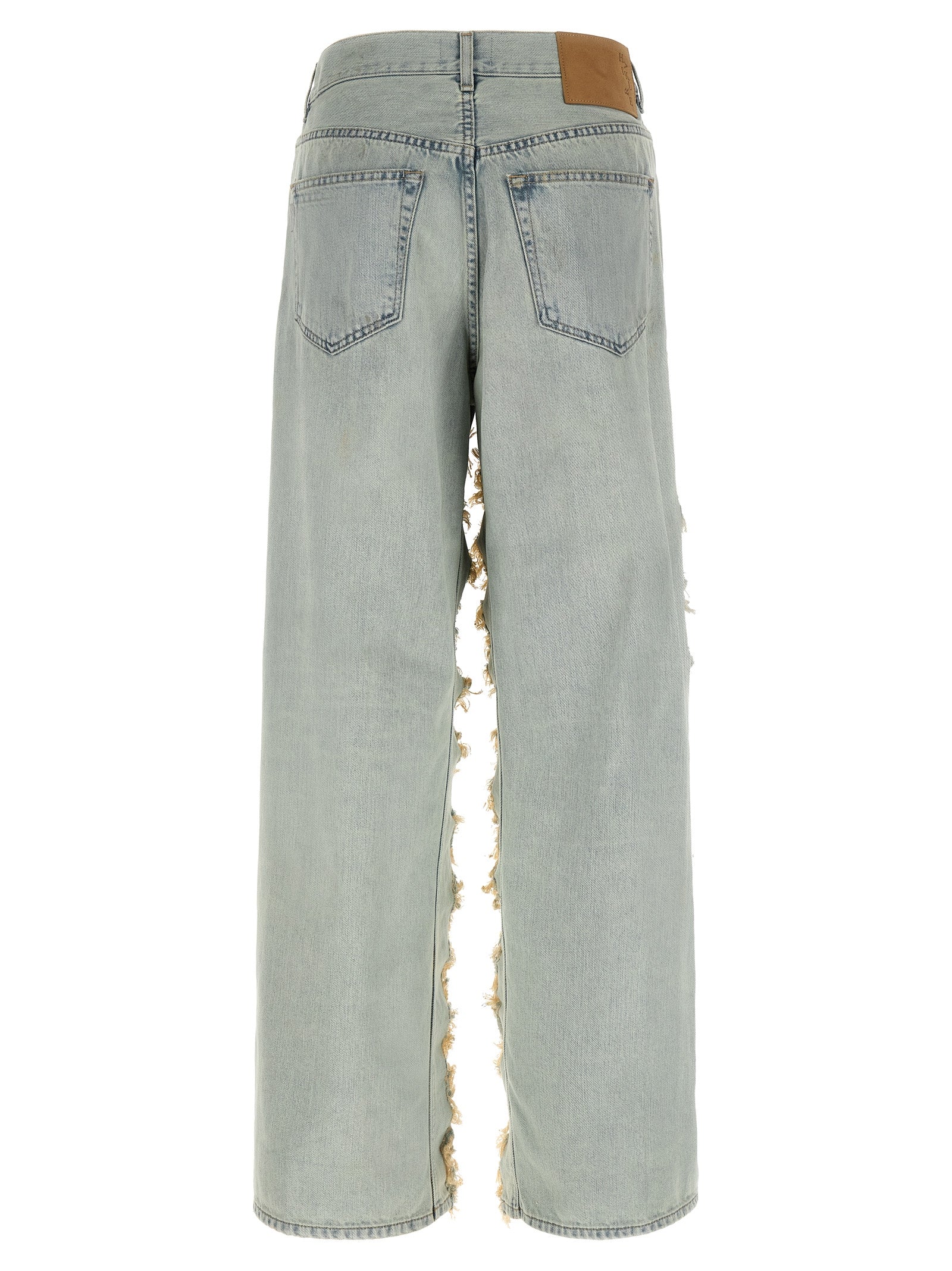 Haikure Blue Cotton Flared Women's Jeans