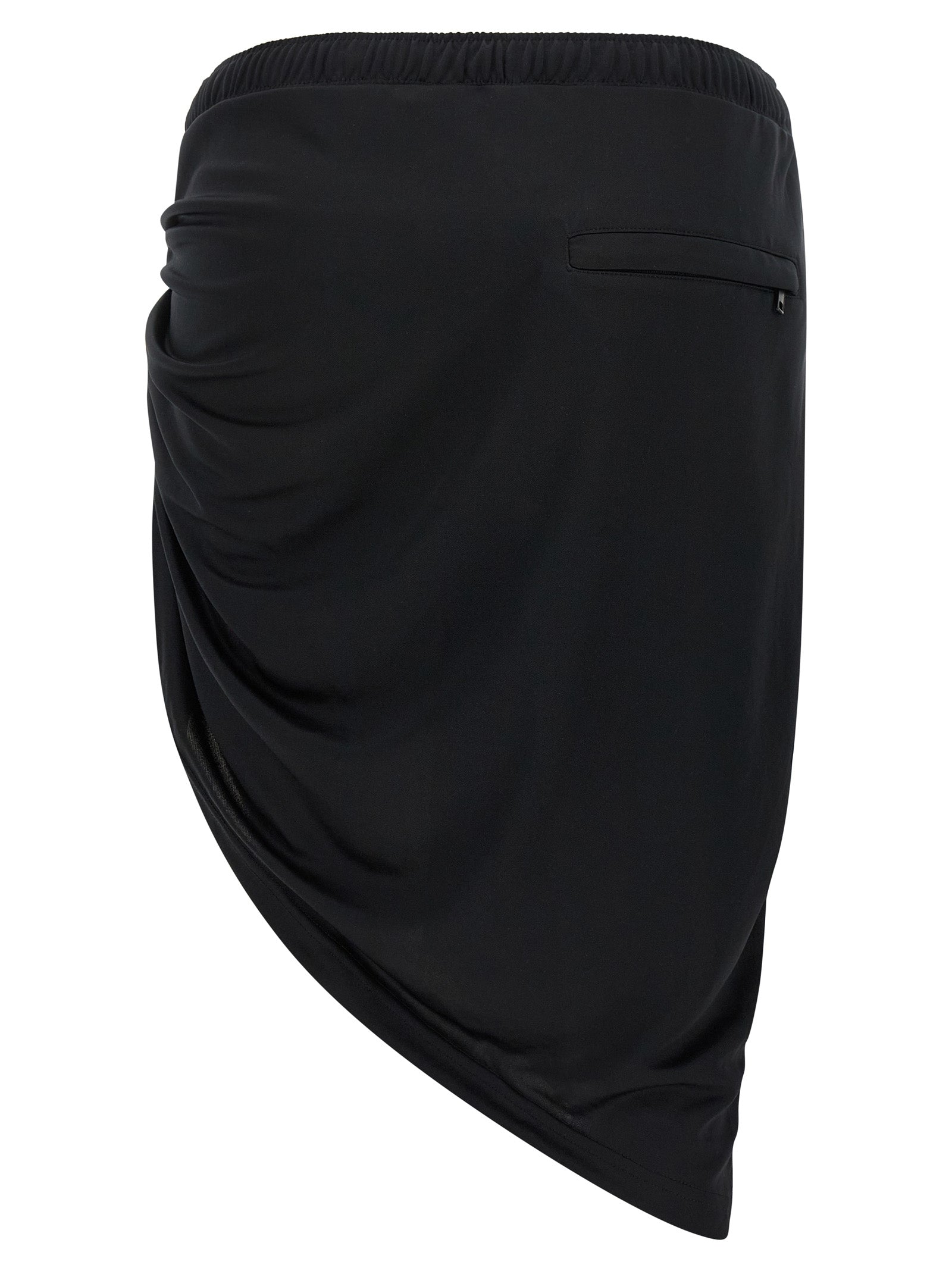 Courrèges Black Polyester Long Women's Skirt