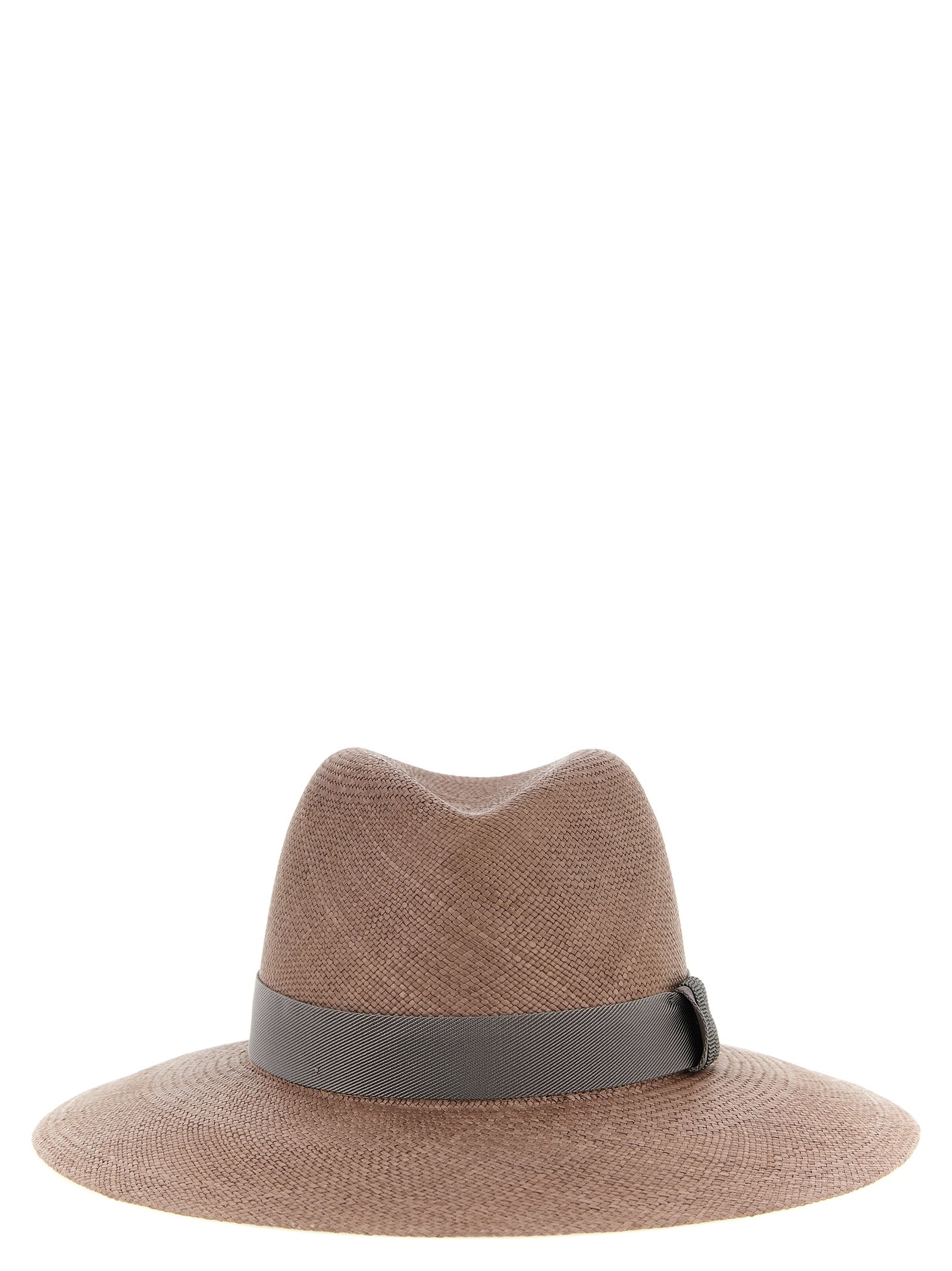 Brunello Cucinelli Brown Hemp Women's Fedora
