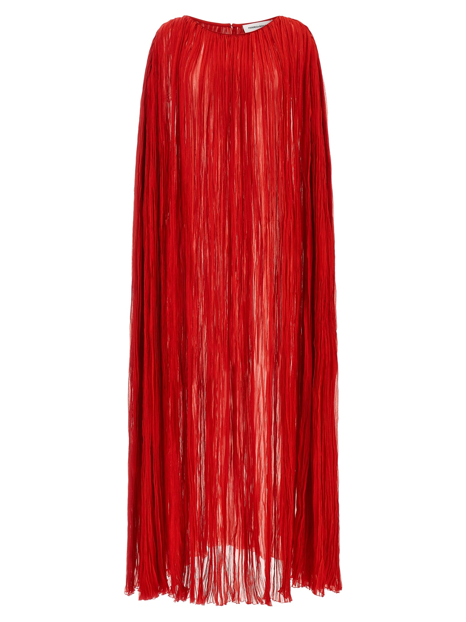 FEDERICA BONIFACI Multicolor Silk Long Women's Dress