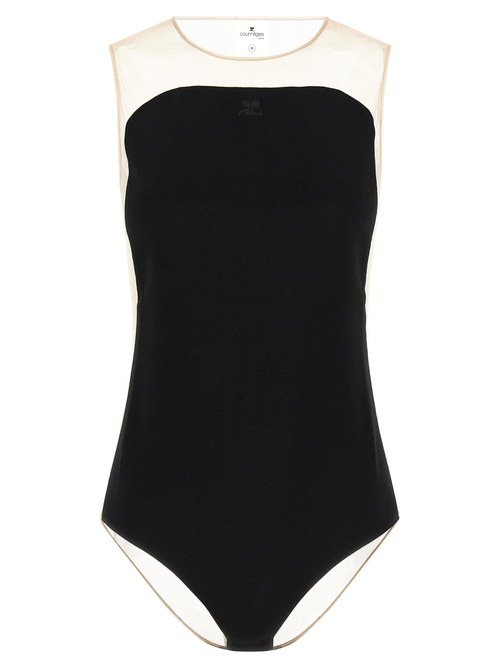 Courrèges Black Polyester Women's Bodysuit