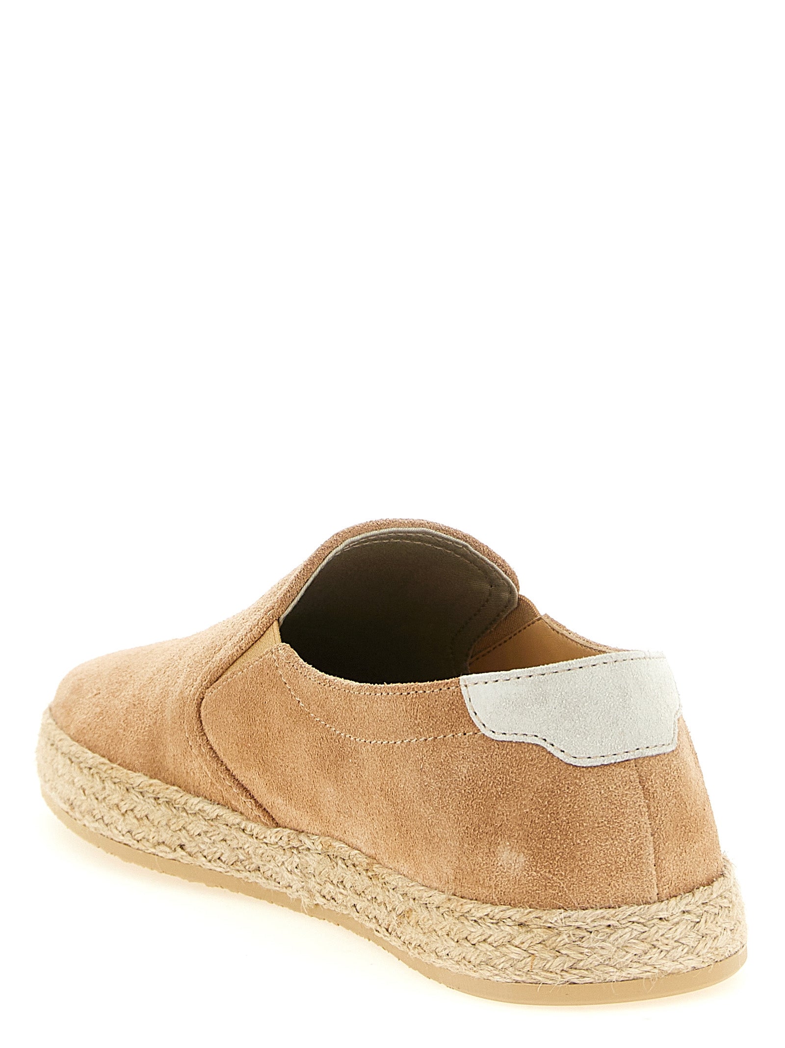 Brunello Cucinelli Beige Calfskin Men's Espadrilles