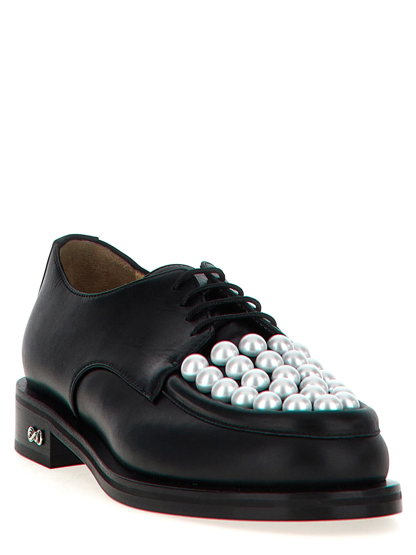 MACH & MACH Bicolor Calfskin Oxfords And Women's Derbies