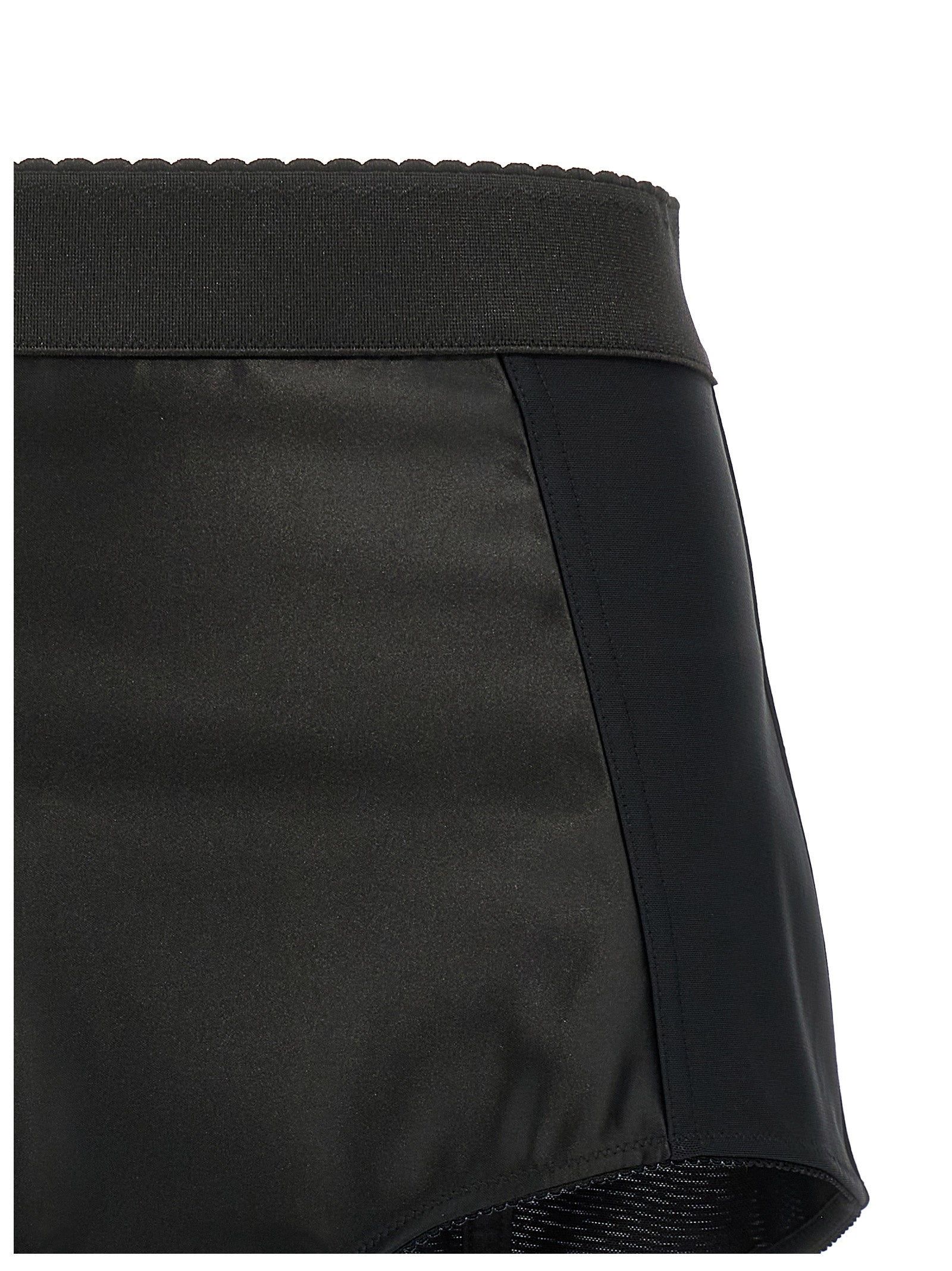 Dolce & Gabbana Black Polyamide Bermuda Women's Shorts