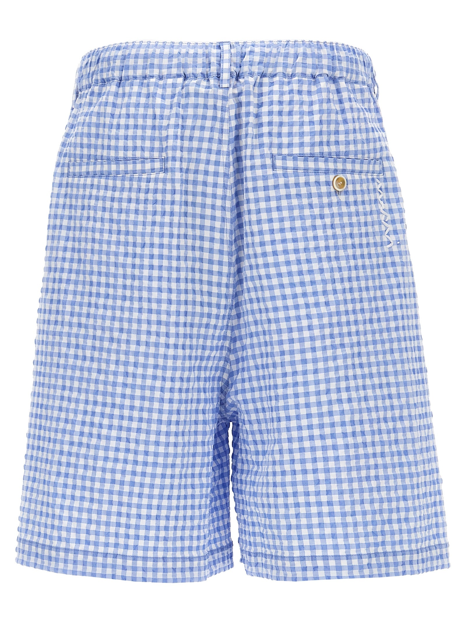 Marni Blue Polyamide Bermuda Men's Shorts
